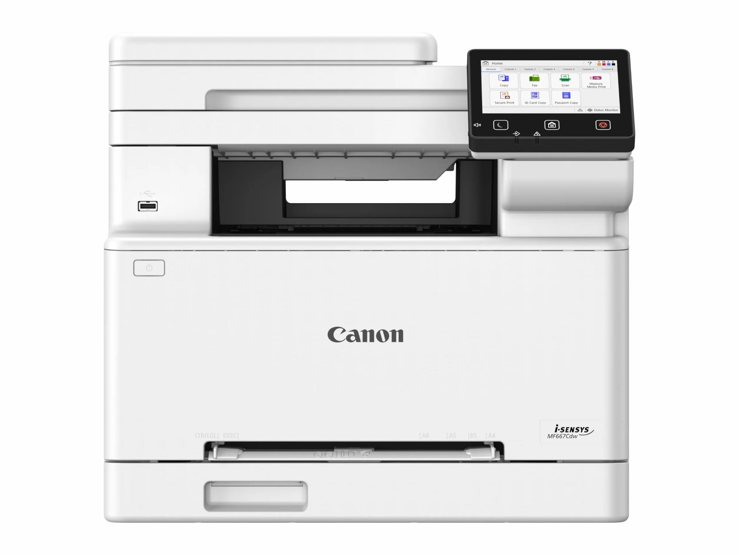 Canon i-SENSYS MF667Cdw Stampante Laser a Colori Multifunzione Wi-Fi A4 21ppm Touch Screen Scansione su Cloud Fax
