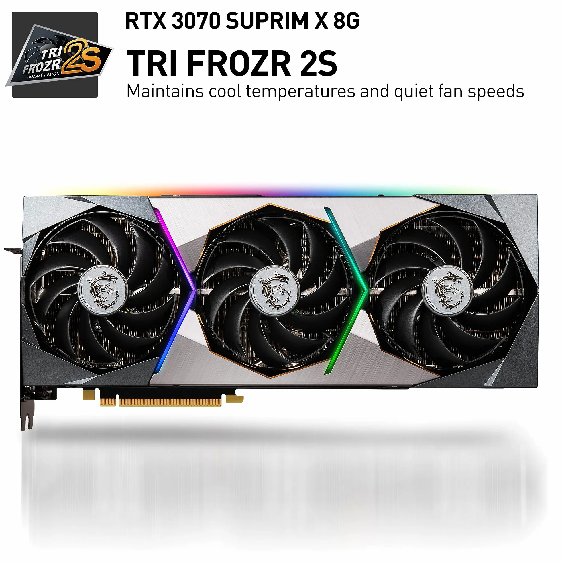MSI GeForce RTX 3070 Suprim X 8GB GDDR6X Gaming Scheda grafica 3xDP/HDMI