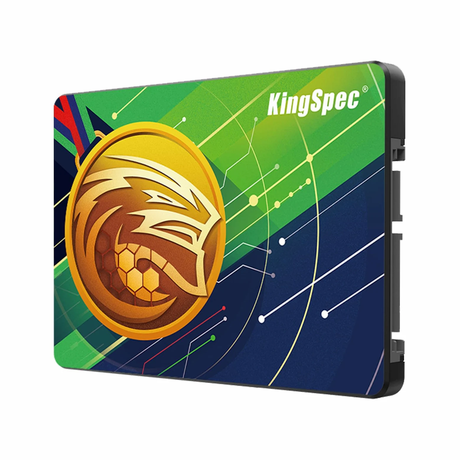 KingSpec SSD interno SATA III da 2,5", edizione Championship, fino a 560 MB/s di lettura, flash NAND 3D, ideale per vecchi laptop/desktop e console di gioco (1 TB)