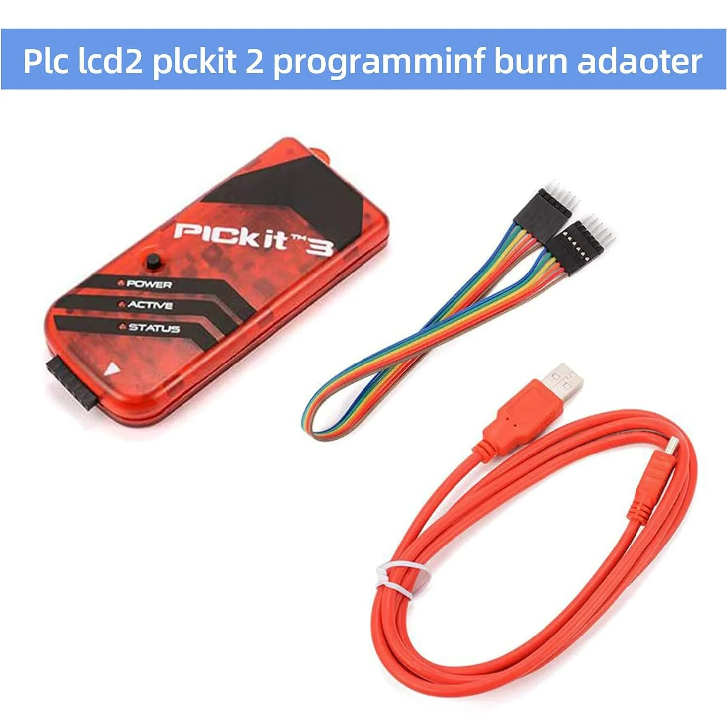 PICKIT3 PIC Kit3 Programmer Debugger Binghe PICKIT3 Emulatore, PIC Kit3 Downloader con Telaio ICD2 Per programmi di sviluppo, debug e sviluppo di software e hardware per PC