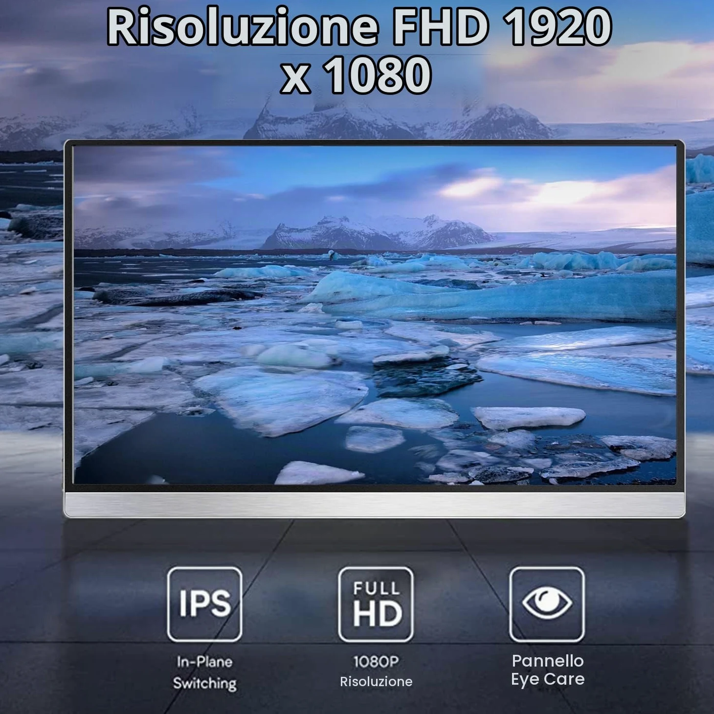 AYY Monitor Portatile da 15.8 Pollici FHD 1080P USB-C HDMI Schermo Secondario Esterno per Computer HDR IPS Gaming Estensione per PC MAC Smartphone PS4/5 Xbox Switch con Altoparlanti Integrati