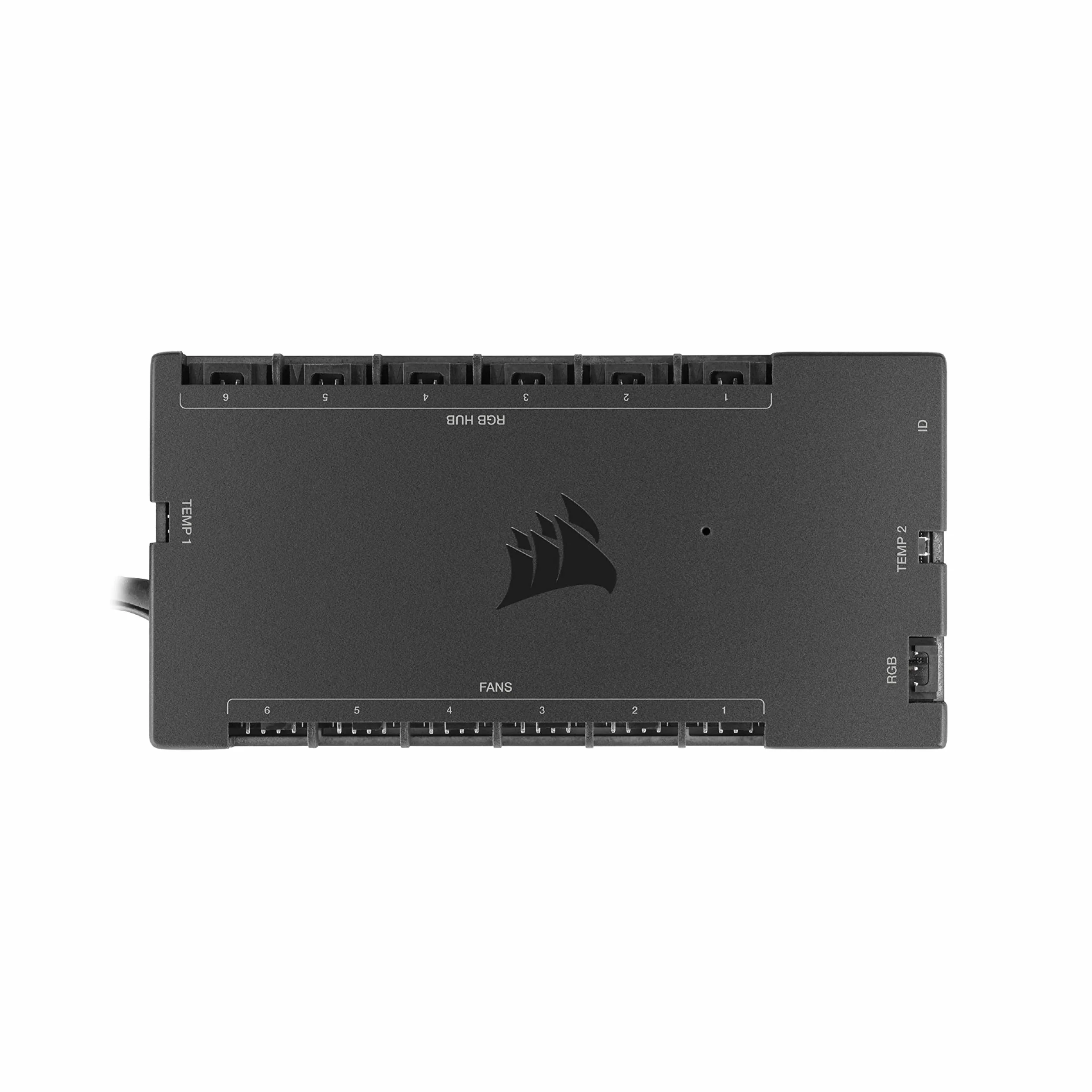 Corsair iCUE COMMANDER CORE XT, Controller digitale per la velocità delle ventole e l'illuminazione RGB (Fino a sei PWM ventole e 264 LED RGB, modalità Zero RPM, monitoraggio temperatura) Nero