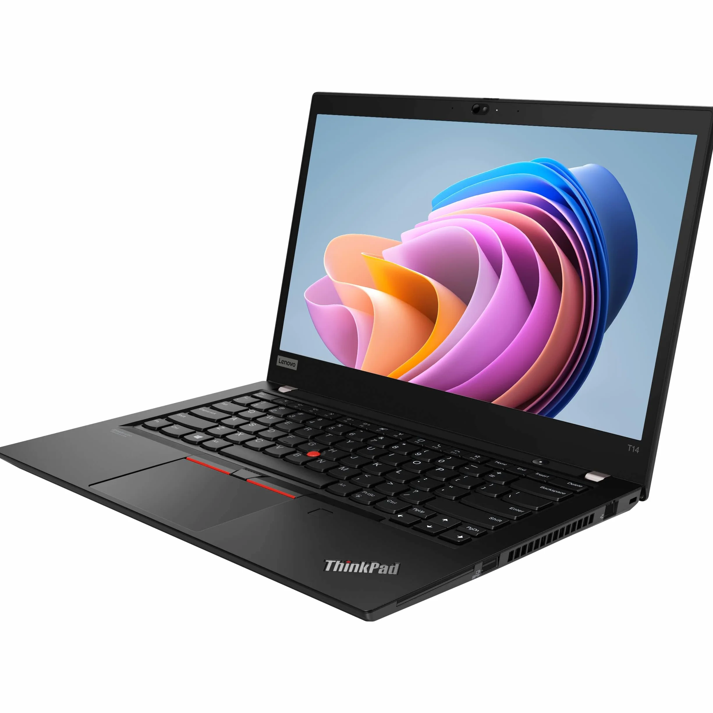 Lenovo Thinkpad T14 Gen 1 - Touch screen business, 14" FHD (1920 x 1080), Intel Core i5-10210U, 8 GB DDR4 RAM, SSD da 256 GB, tastiera US QWERTY Windows 11 Pro (ricondizionato)