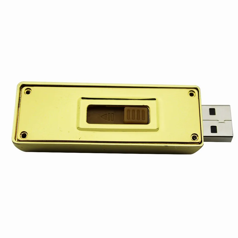 A Plus+ 10 Pezzi Chiavette USB Lingotto d'oro Pendrive Metallo Unità Flash USB (64GB USB 2.0)