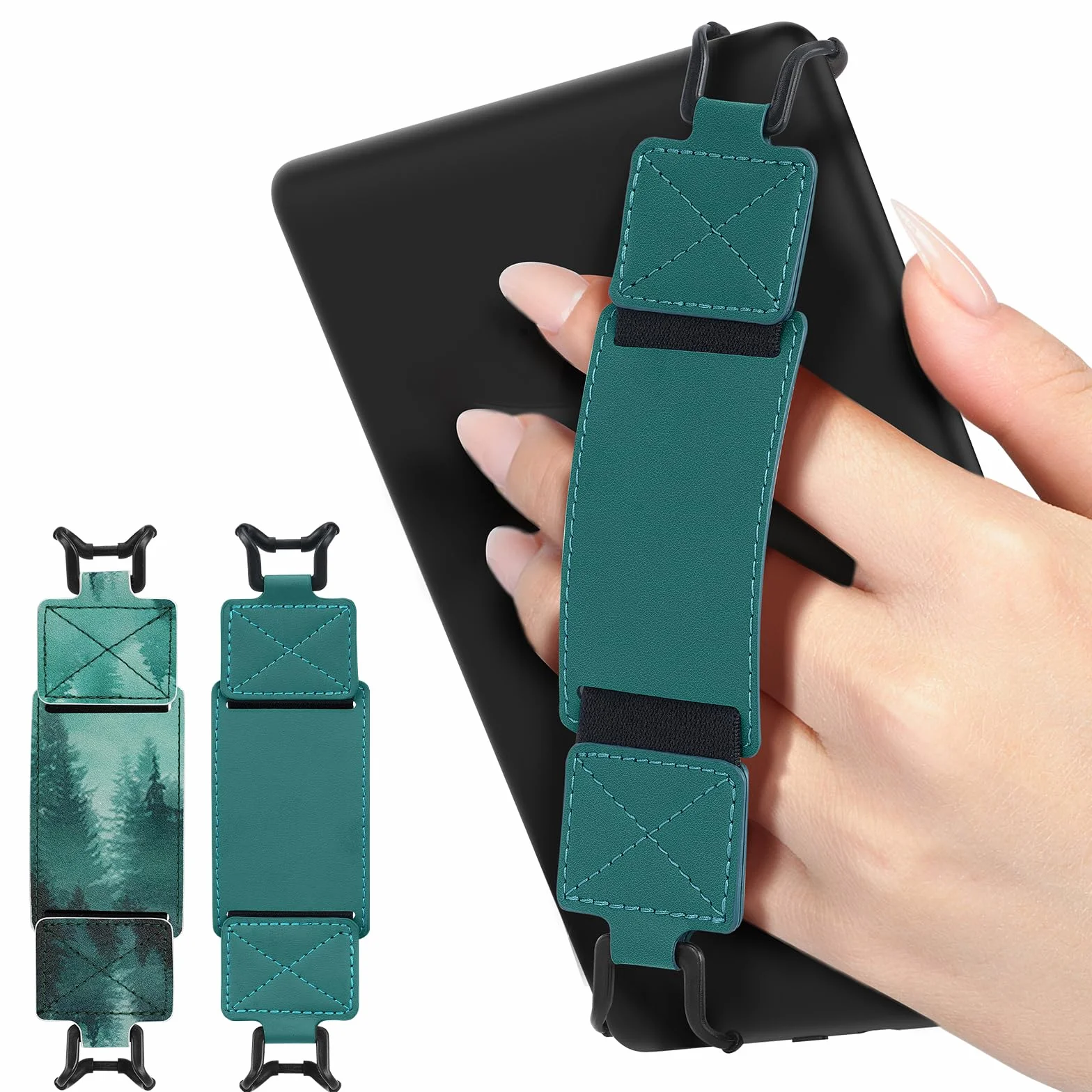 MoKo 2PC Cinturino di Sicurezza per Kindle eReader Fire Tablet, Supporto Antiscivolo ad Alta Elasticità