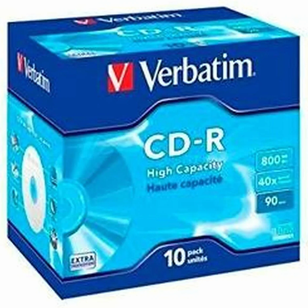 Verbatim CD-R 90 800MB Confezione da 10 pezzi