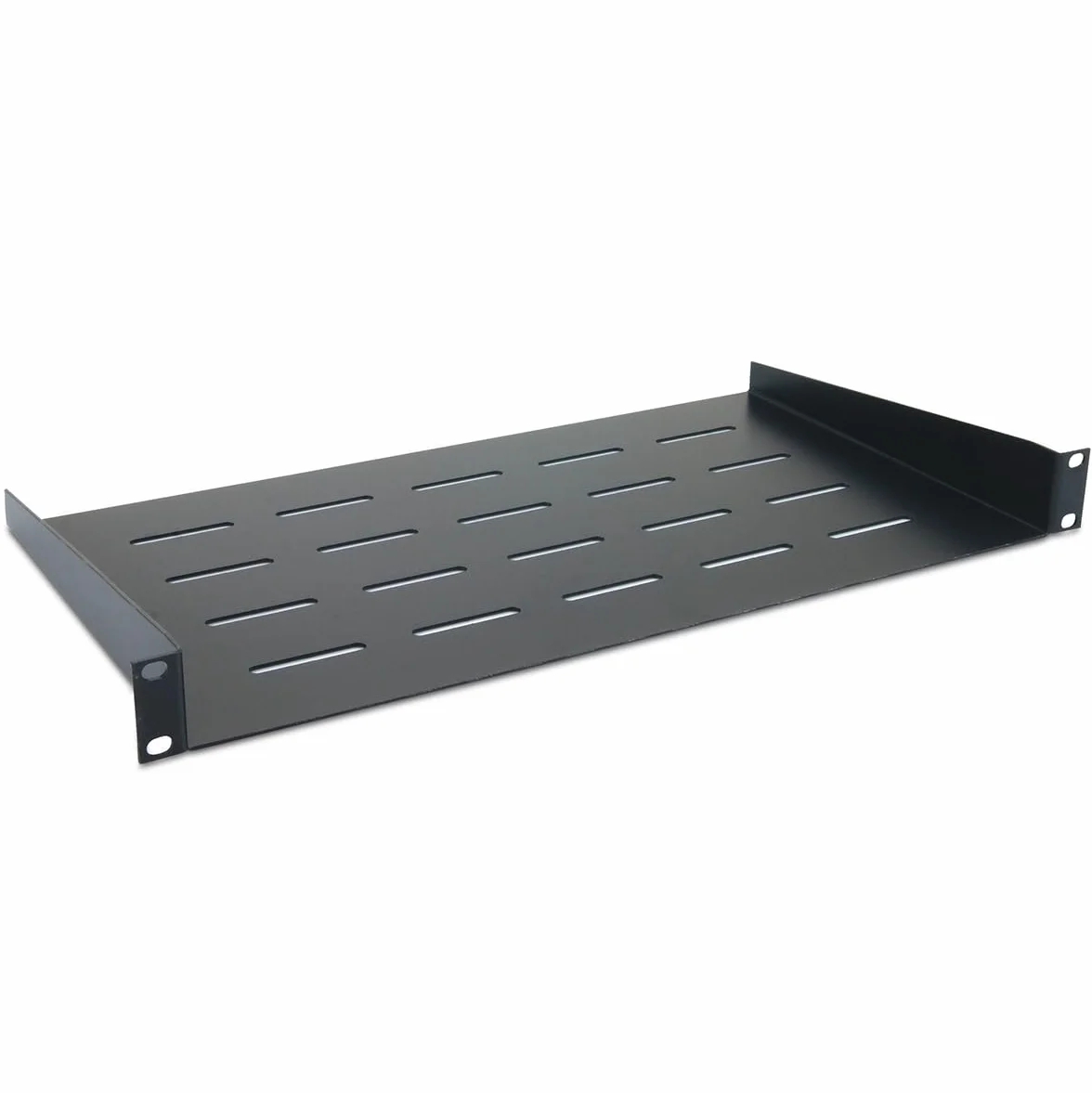 WAYTEX Scaffale a baia 19" 1U 250 mm nero fissaggio anteriore