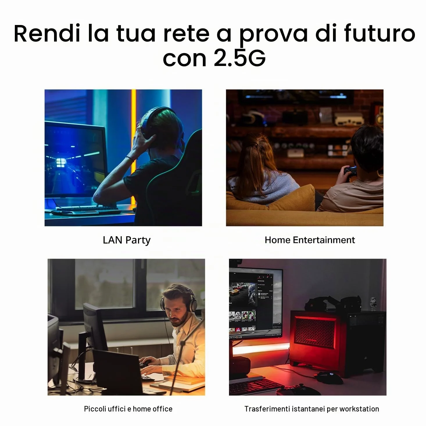 TP-Link TL-SG105S-M2 | Switch di rete non gestito multi-Gigabit a 5 porte 2,5 G, splitter Ethernet | Larghezza di banda 2,5 G | Plug & Play | Montaggio desktop/parete | Design in metallo senza ventola