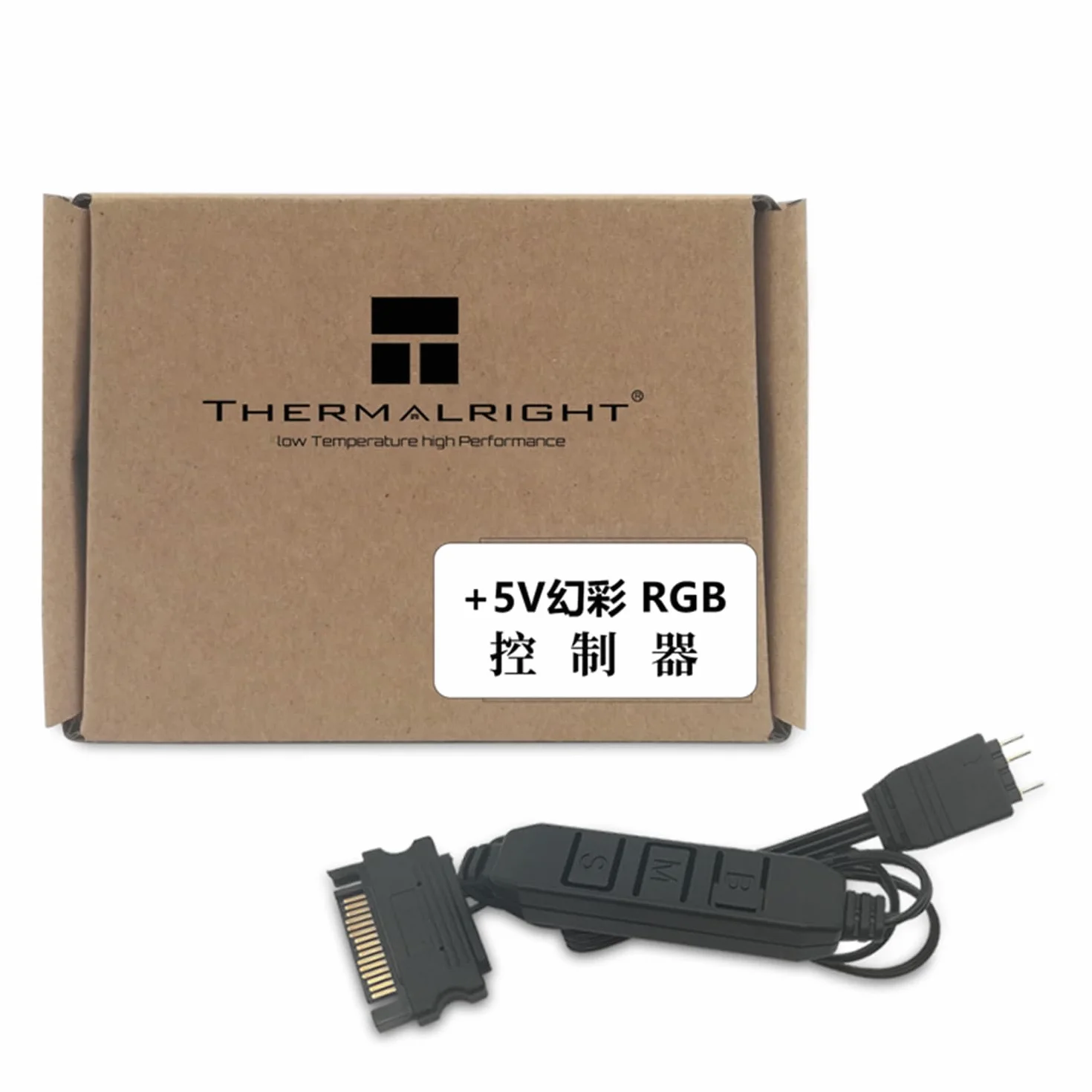 Thermalright Controllo Ventola per Computer A-RGB 5V, Illuminazione 3 Pin, Interfaccia PC, Alimentazione SATA