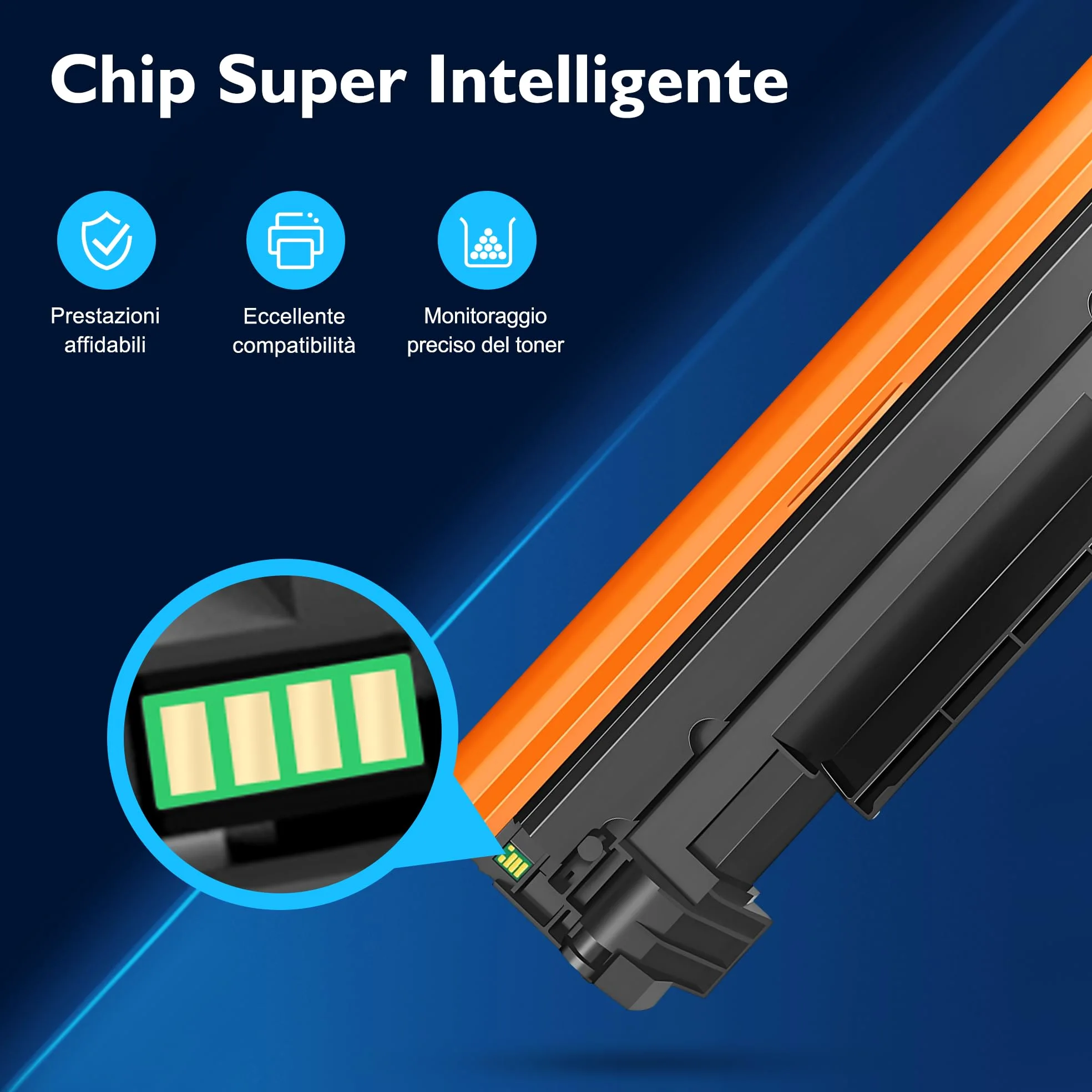 142A Con Chip Cartucce Toner Compatibile per HP 142A W1420A 142X W1420X Toner per HP LaserJet M110w M140w M139w M110 M139 M140 (2 Nero)