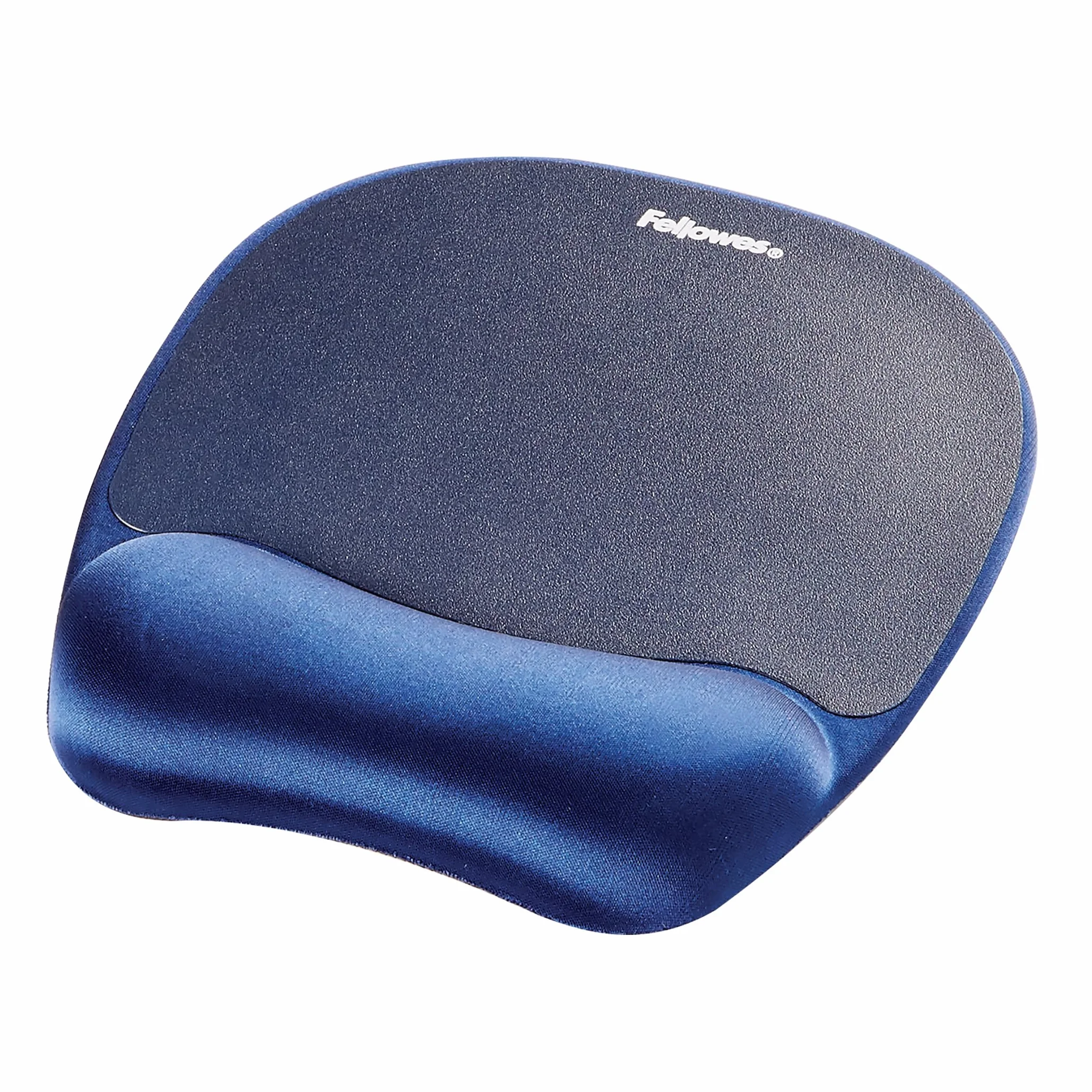 Fellowes Tappetino mouse Everyday con supporto per il polso ergonomico Blu