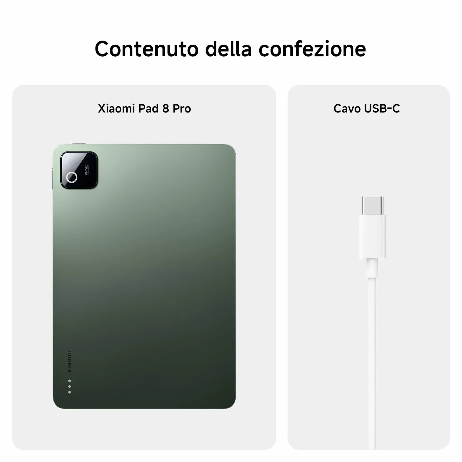 XIAOMI Pad 8 Pro, Tablet 11,2'', 12+512 GB, Snapdragon® 8 Elite, Batteria 9200 mAh, Display cristallino 144 Hz, HyperAI, Grigio, Garanzia 2 anni del produttore+1 anno extra, Caricatore non incluso