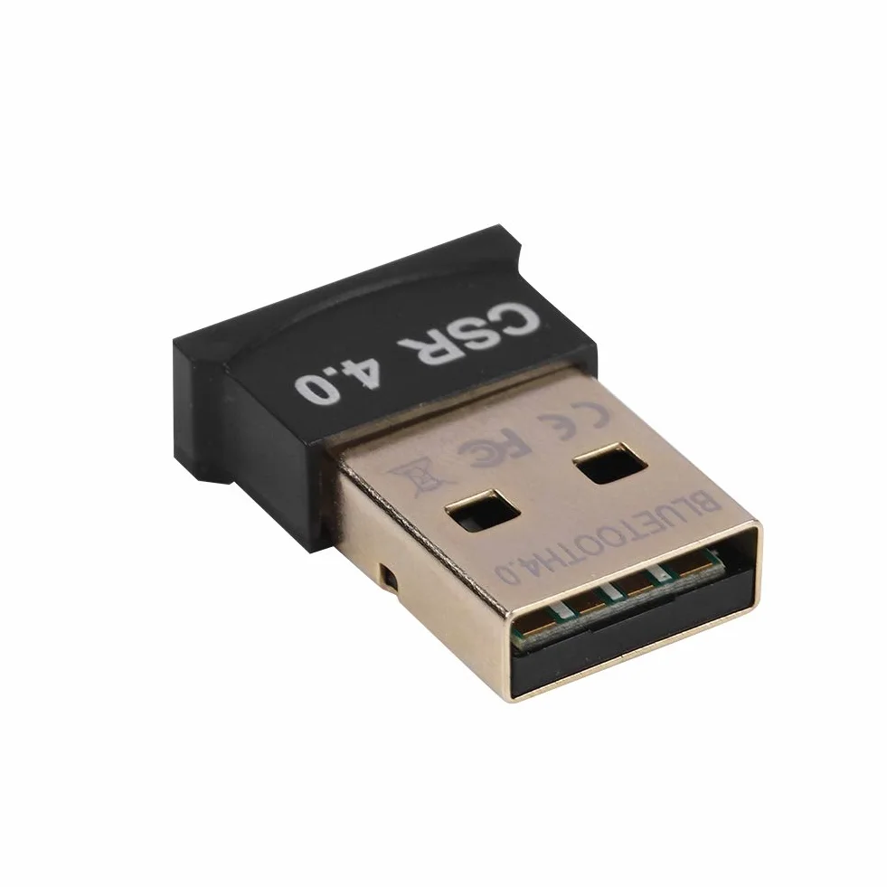 Adattatore Bluetooth USB, Dongle Bluetooth Dual Mode EDR da 3Mbps, Ricevitore Adattatore Mini Bluetooth CSR4.0 con Chip CSR8510, per Laptop Desktop, per Win