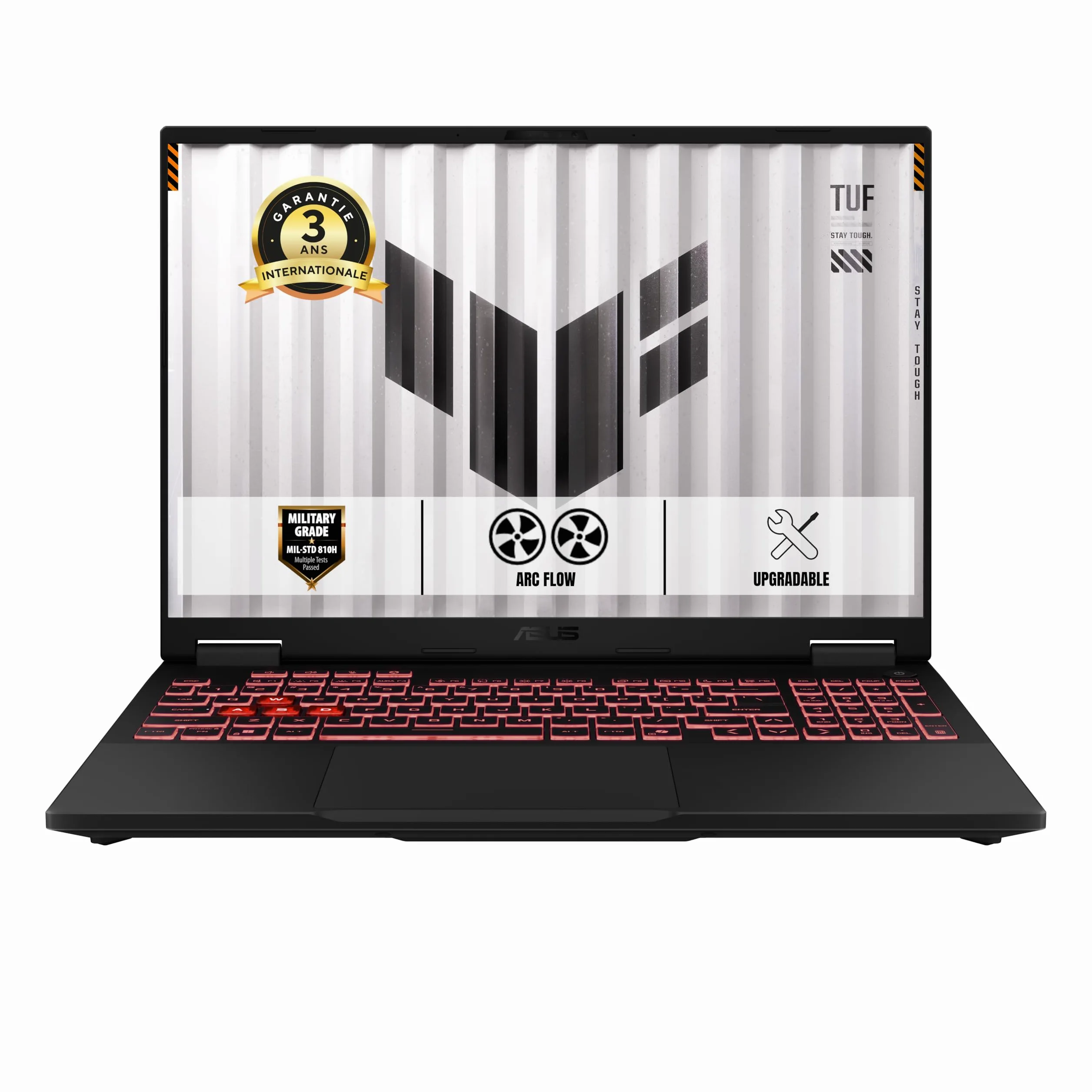 ASUS TUF Gaming A16-TUF608PP-RV067W 16" FHD+ 165Hz Laptop (AMD Ryzen9 8940HX fino a 5,3 GHz, 32 GB DDR5, SSD da 1 TB, NVIDIA GeForce RTX5070 8GB GDDR7, Windows 11 Home) - Tastiera AZERTY