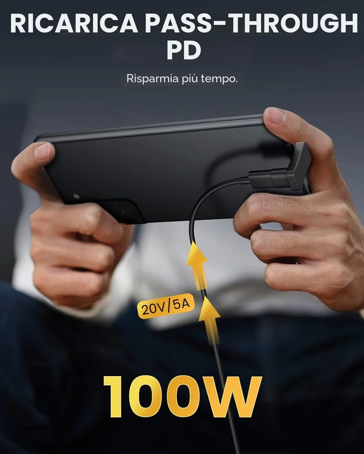 Moko 2 Pezzi Adattatori USB C a USB, 180° Adattatore USB C Maschio a USB-C Femmina a Forma di U, Connettore USB C con Ricarica Rapida per Steam Deck Switch PC Tablet Telefono