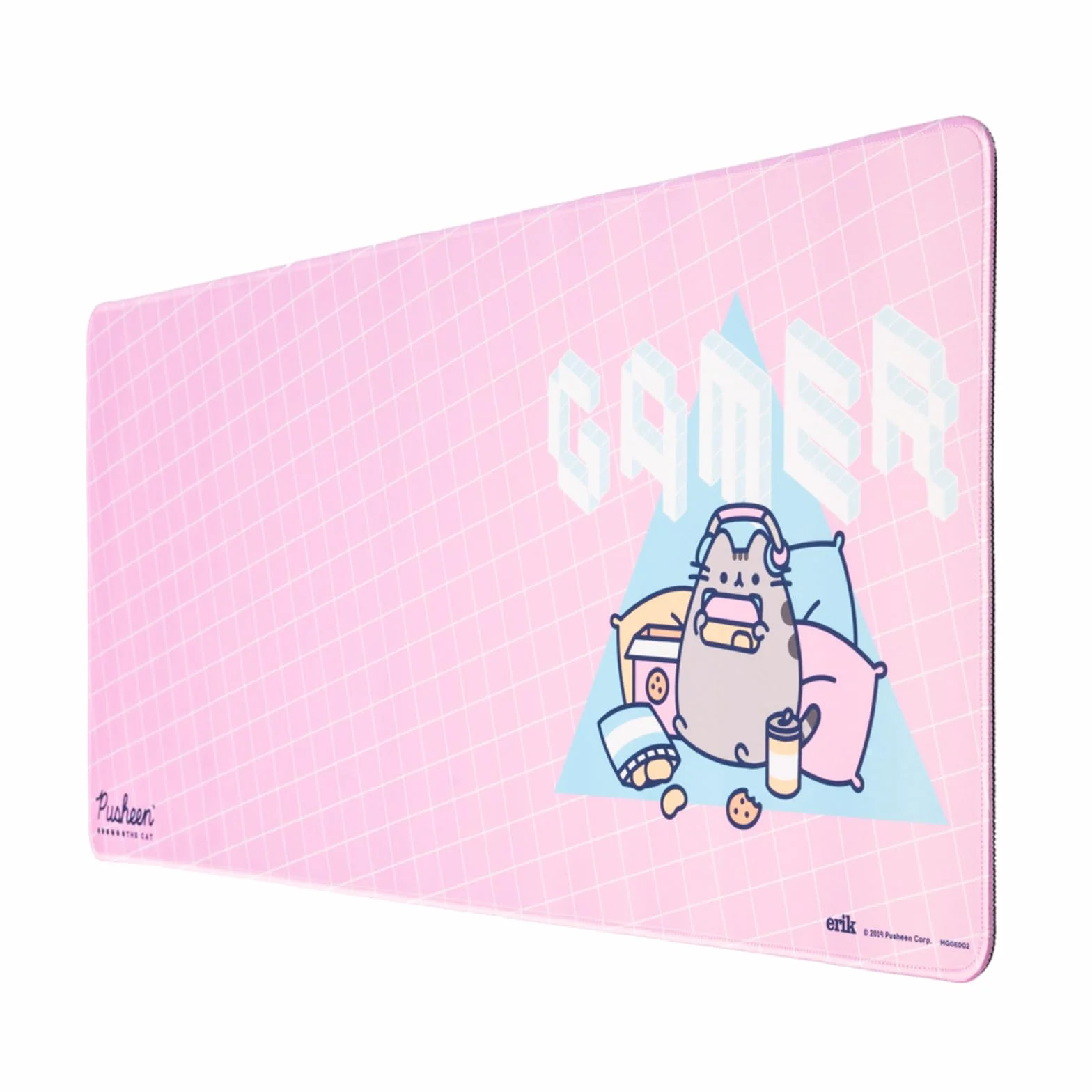 Grupo Erik Tappetino Mouse XXL Pusheen - Tappetino Scrivania Impermeabile e Antiscivolo 80x35 cm | Mousepad, Accessori Gaming per Scrivania | Regalo Kawaii