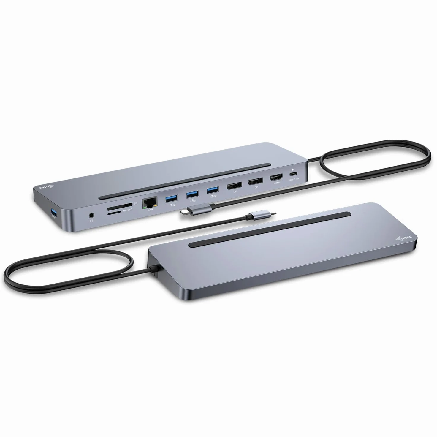 i-tec USB-C Metal Ergonomic 3x 4K Display Docking Station + Power Delivery 100 W (I-TEC USB-C ERGO 3X LCD DOCK - METAL ERGONOMIC 4K DOCK PD 100 W)