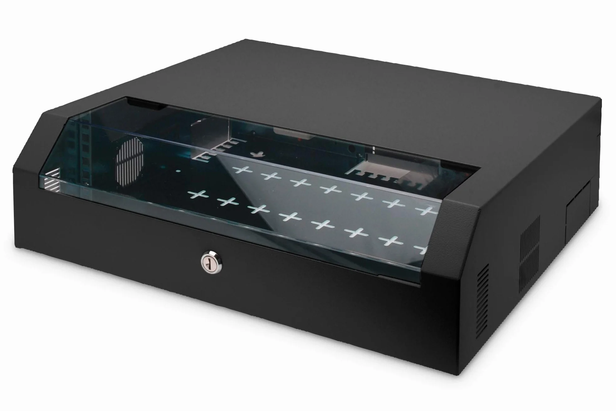Digitus Armadio Di Rete 19 Pollici 3U + 2U Montaggio Orizzontale A Parete Portata 30kg Nero