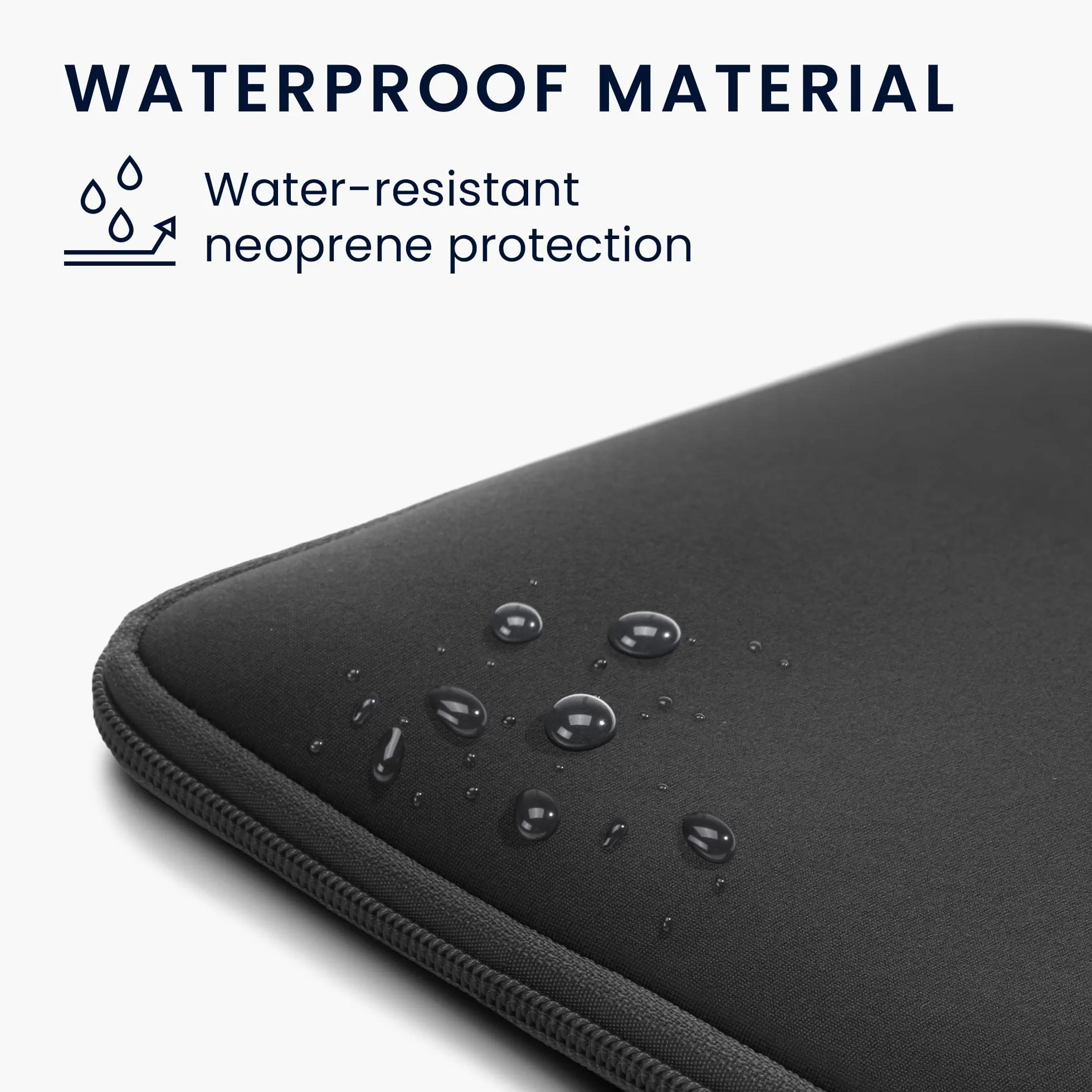 kwmobile Cover Tablet Compatibile con 8"-8,4" Tablet - Custodia eReader Universale - Copertina Protettiva in Neoprene blu scuro