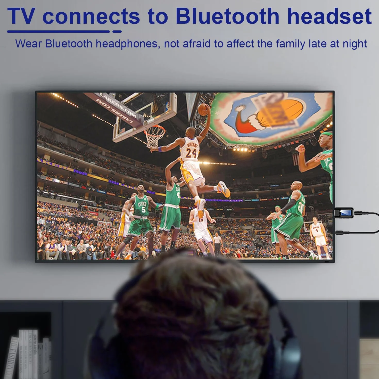 Adattatore Bluetooth Audio USB 5.0: Nizirioo 2 in 1 Wireless Chiavetta Bluetooth con Cavo da 3,5 mm, Portatile Bluetooth Trasmettitore per Auto TV PC Impianto Stereo, Plug And Play