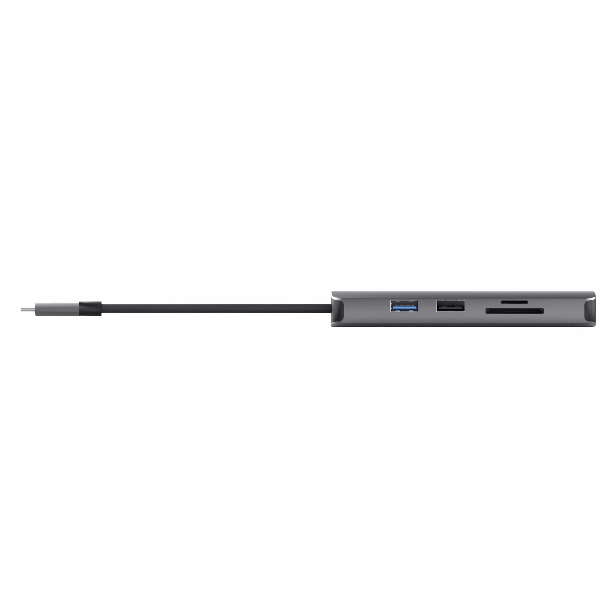 Trust Vylor Hub USB C 8-in-1 Adattatore HDMI 4K@60Hz, Gigabit Ethernet, Lettore di Schede MicroSD/SD, USB-C USB-A, Porta di Ricarica 100W, Docking Station PC Computer Portatili Dell HP MacBook