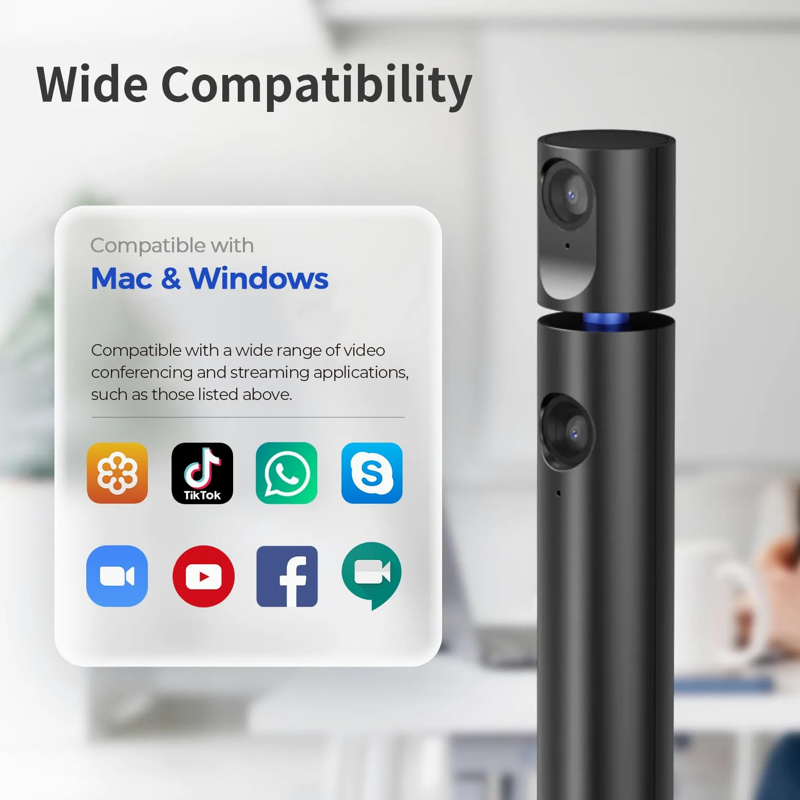 BIIOONES PC Microfono USB Gioco Mic Plug & Play con Treppiede e Filtro Pop per Registrazione Vocale, Streaming, Podcasting, Video di Youtube per Laptop PC Desktop-496