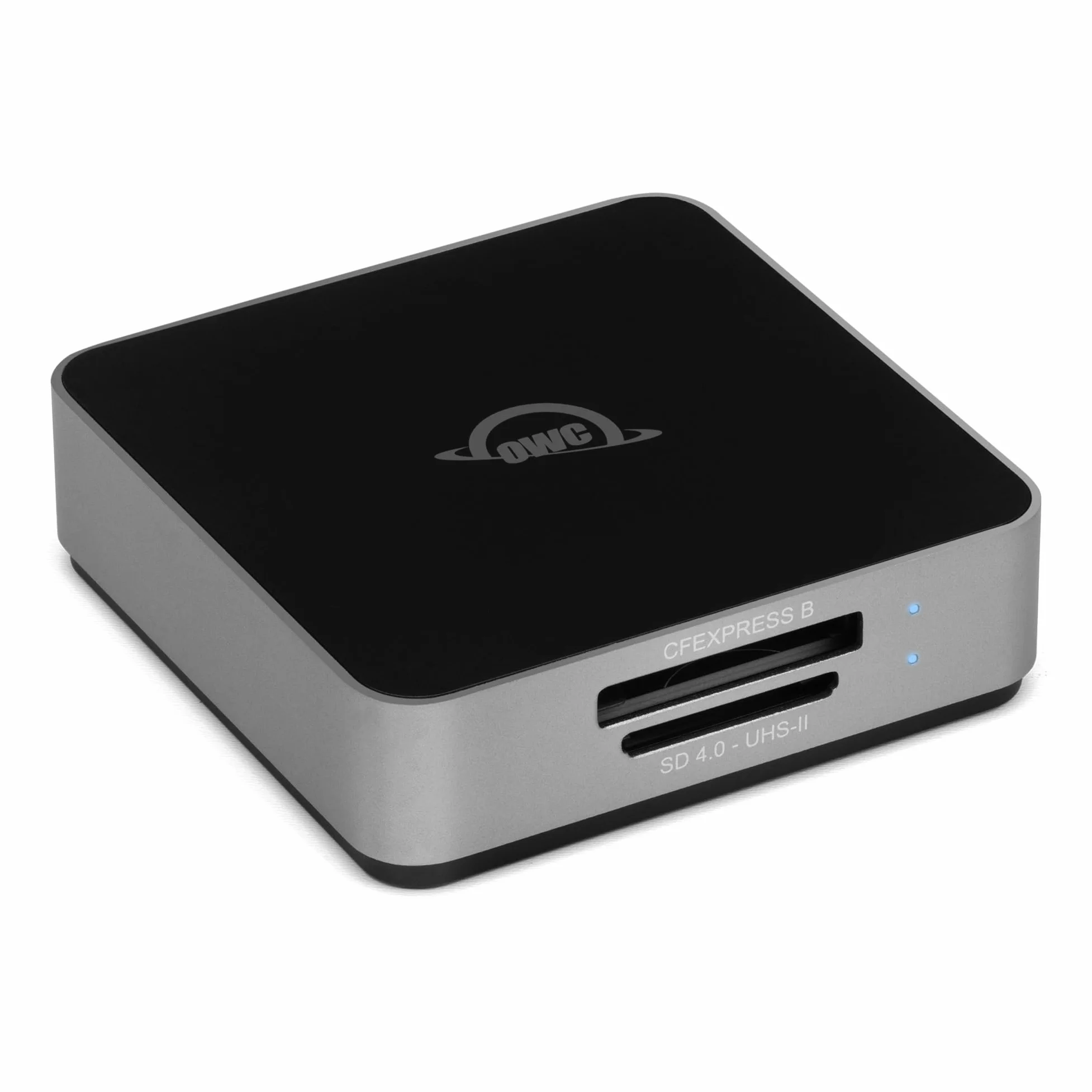 OWC Atlas Dual CFexpress + lettore di schede SD, USB-C Dual-Slot CFexpress Tipo B e SDXC UHS-II Card Reader, (OWCTCCFXBSDRDR)