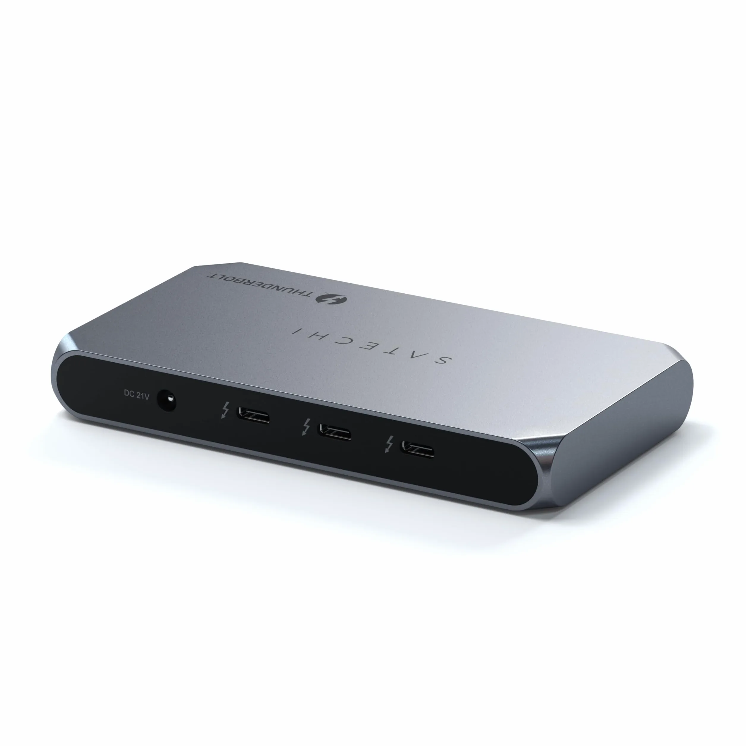 SATECHI Docking Station 6 in 1 Thunderbolt 4 Slim Hub Pro, PD 96W | 8K singolo o doppio 4K, 4 porte Thunderbolt 4 a 40 Gbps, USB 3.2 Gen2, per laptop Mac e Windows