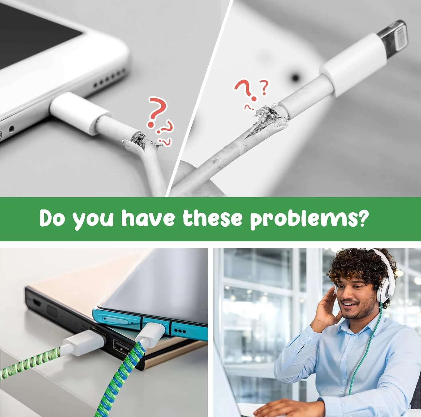 9 Protezioni per Cavi Di Ricarica, 1,4 m, Protezione Cavo in Tpu, Protezione Flessibile Micro USB per Cellulare, Cavo di Ricarica per Notebook (9 Colori)