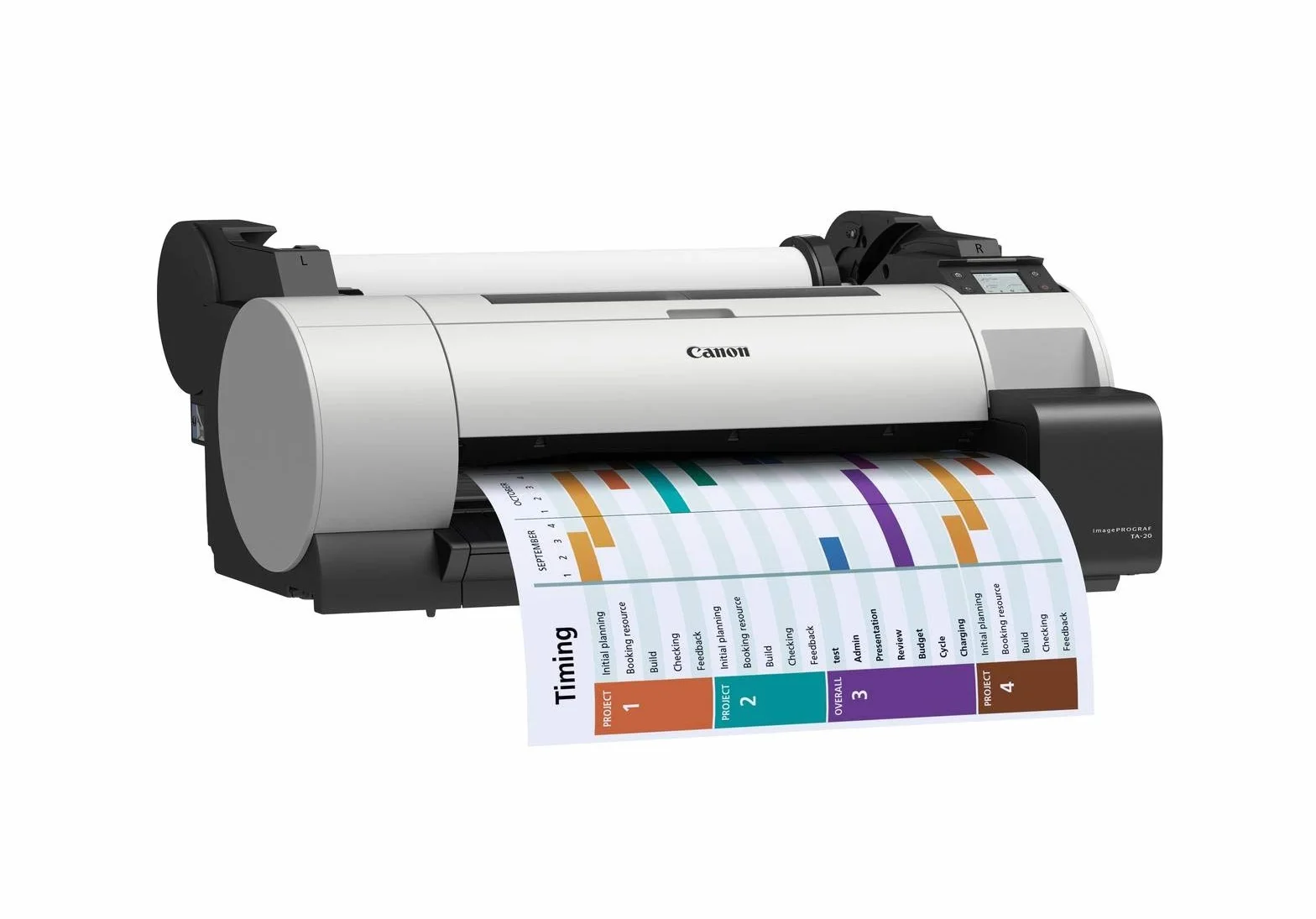 Canon IMAGEPROGRAF LFP TA-20 24''/2400PPP/USB,RED,WIFI/CAD,GIS/5 TINTAS/PANTALLA TACTIL 3''/ IMPRESION SIN BORDES