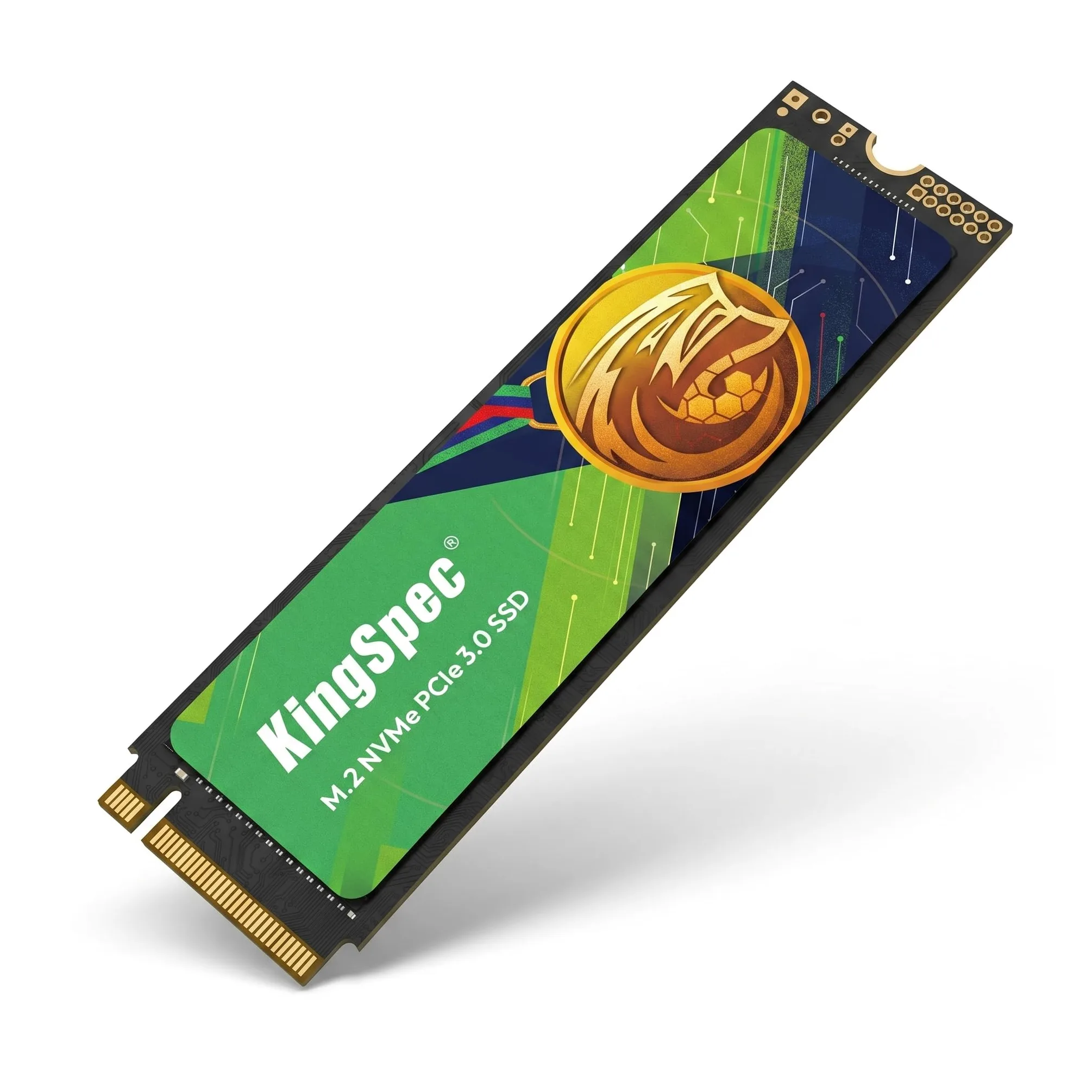 KingSpec SSD M.2 NVMe Gen3 da 512 GB, lettura 3500 MB/s - PCIe 3.0 unità a stato solido interna per laptop, desktop e giochi stagionali di calcio, flash NAND 3D