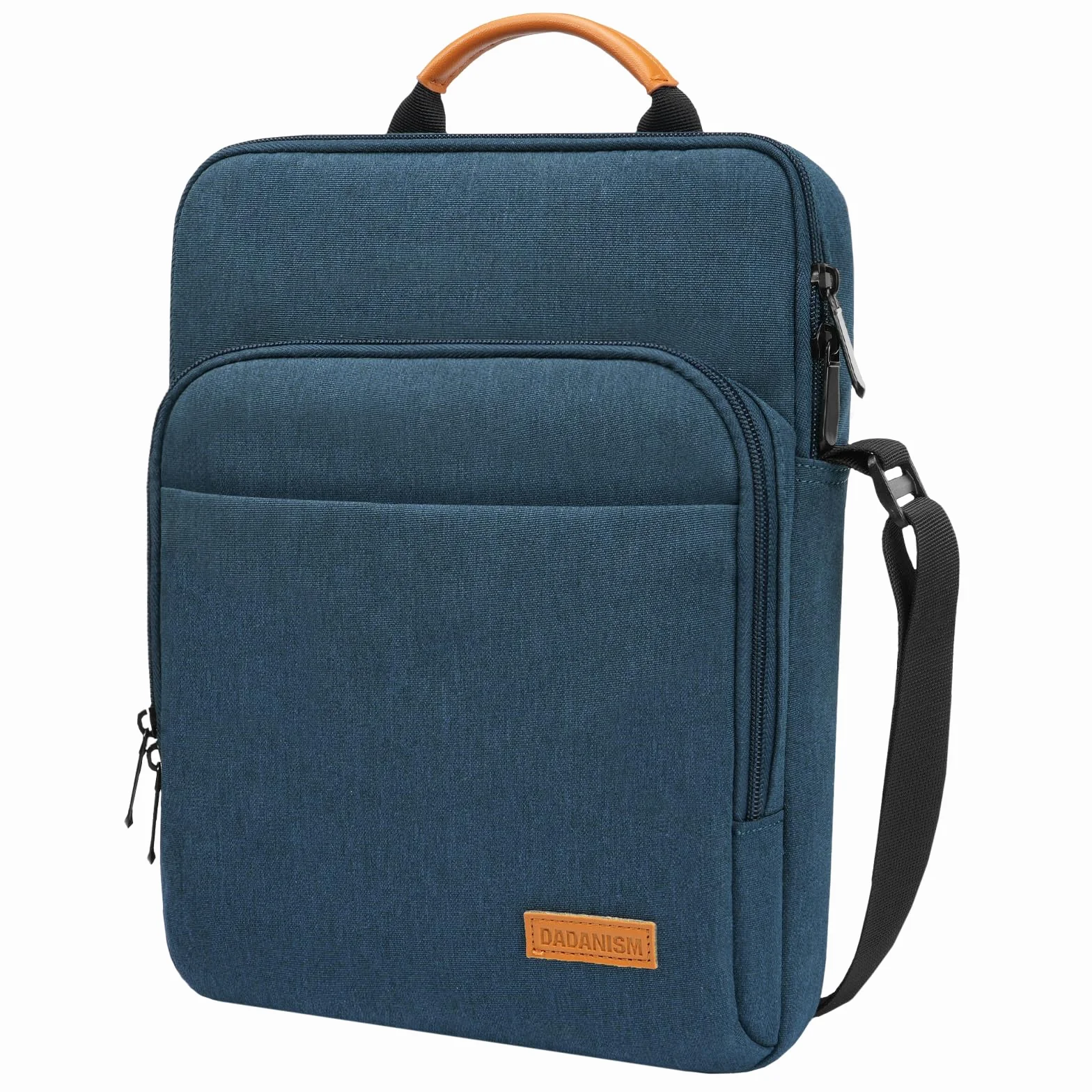 Dadanism 9-11" Custodia Protettiva Borsa con Tracolla per iPad (A16) 11", iPad Air 11" M4/M3, iPad Pro 11" M5/M4, iPad 10a Gen 10,9", iPad 9/8/7a Gen 10,2", Galaxy Tab A11+ 11", Indaco