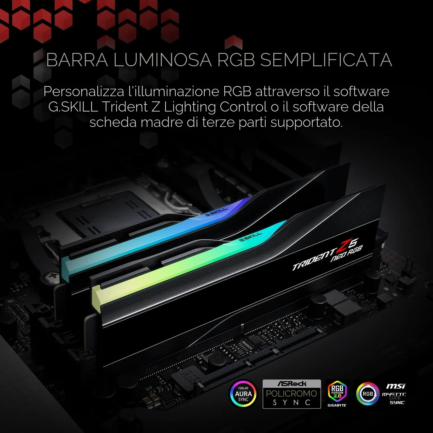 G.skill Trident Z5 Neo Rgb - Ddr5 - Kit - 32 Gb: 2 X 16 gb