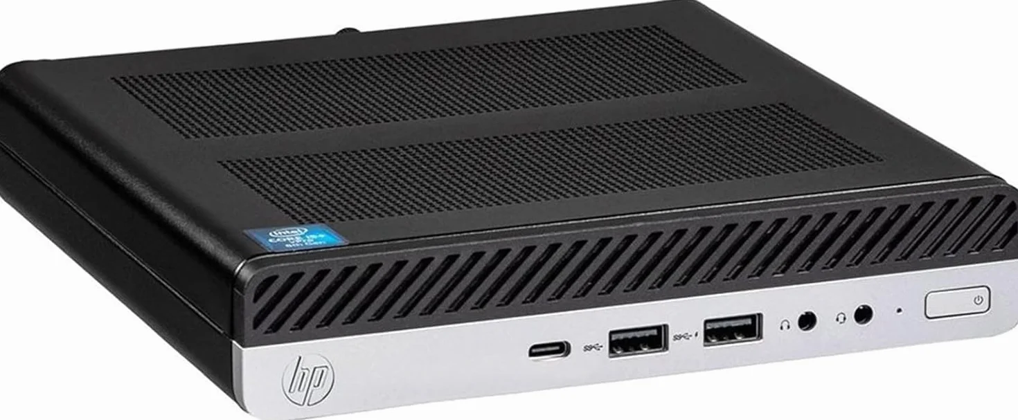 HP EliteDesk 800 G4 PC Mini Computer Intel i5-8400T Ram 16GB DDR4 SSD 240GB Windows 11 Professional (Ricondizionato)