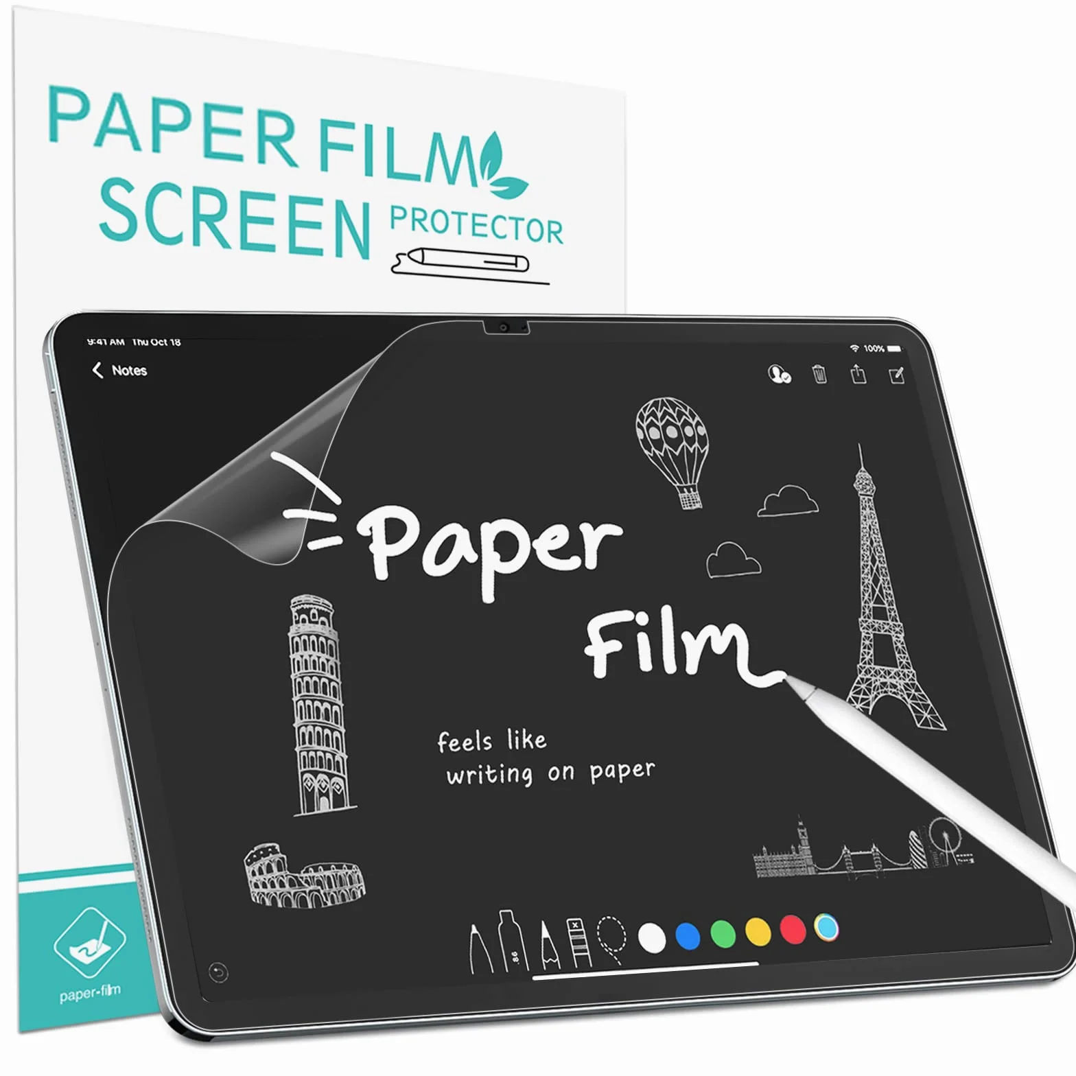 PYS Pellicola Protettiva PET opaca per iPad 11a A16 2025, iPad 10a Gen 2022 10,9 pollici - Carta per Disegnare Scrivere