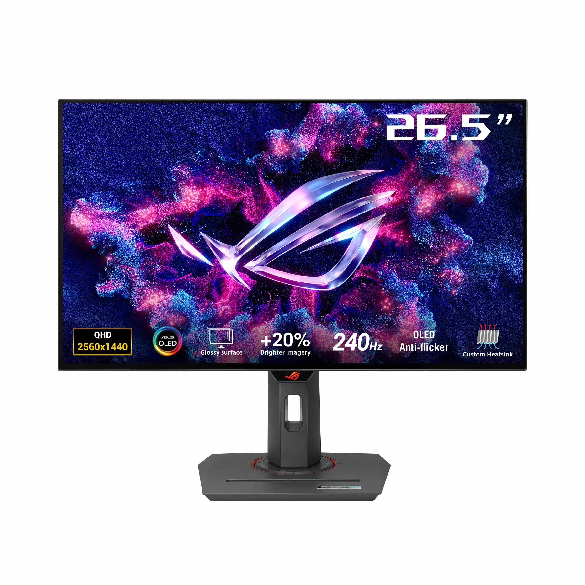 Monitor Gaming ASUS ROG Strix OLED XG27AQDMG 27" 1440p 240 Hz 0,03 ms G-SYNC Nero
