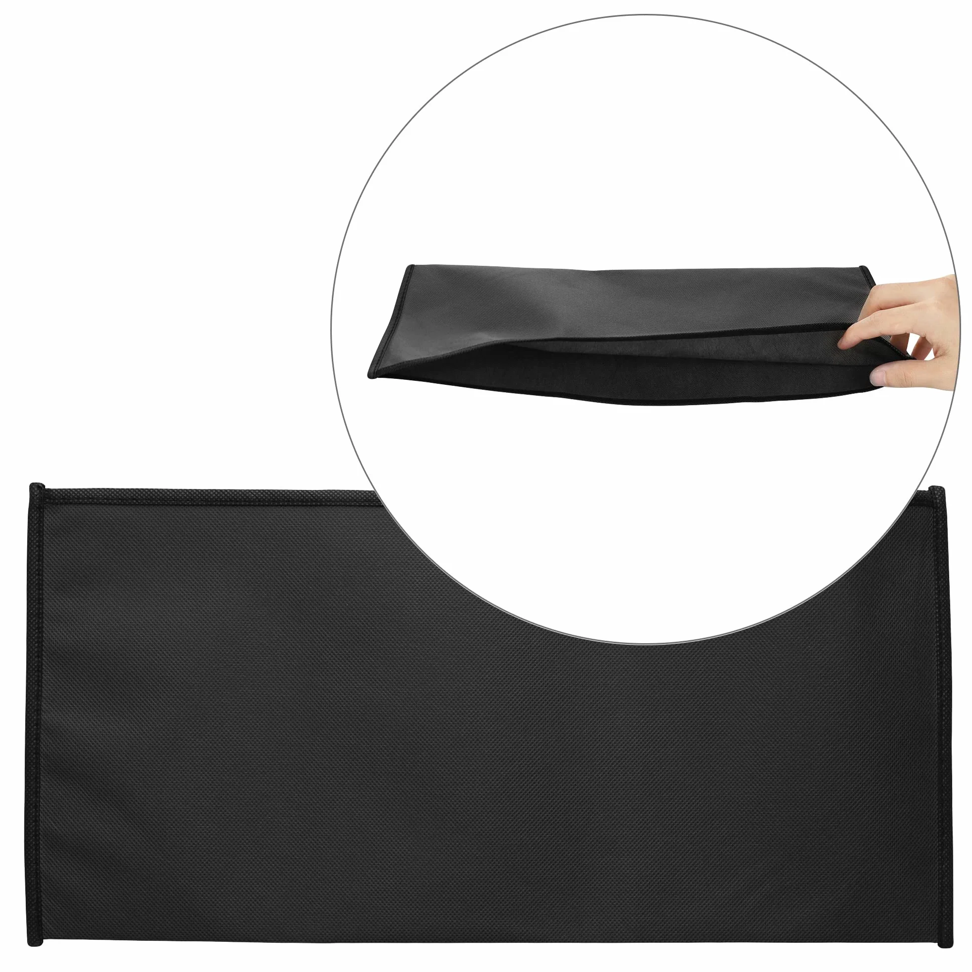 kwmobile Custodia Copritastiera Compatibile con Universal Keyboard (M) - Protezione Antipolvere Tastiera PC - Cover Protettiva Nero