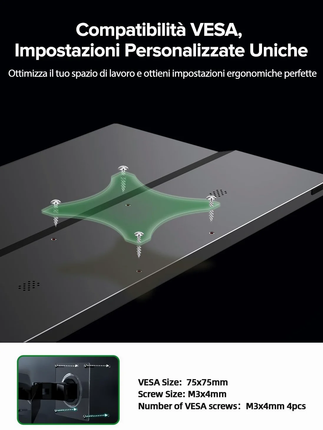 UPERFECT Monitor Portatile Touchscreen 15.6" 125% sRGB FHD HDR Opaco 2000:1 Contrast, Custodia Multifunzionale in Pelle, Compatibile con VESA, Doppia porta USB-C per Laptop/Telefono/Console di Gioco
