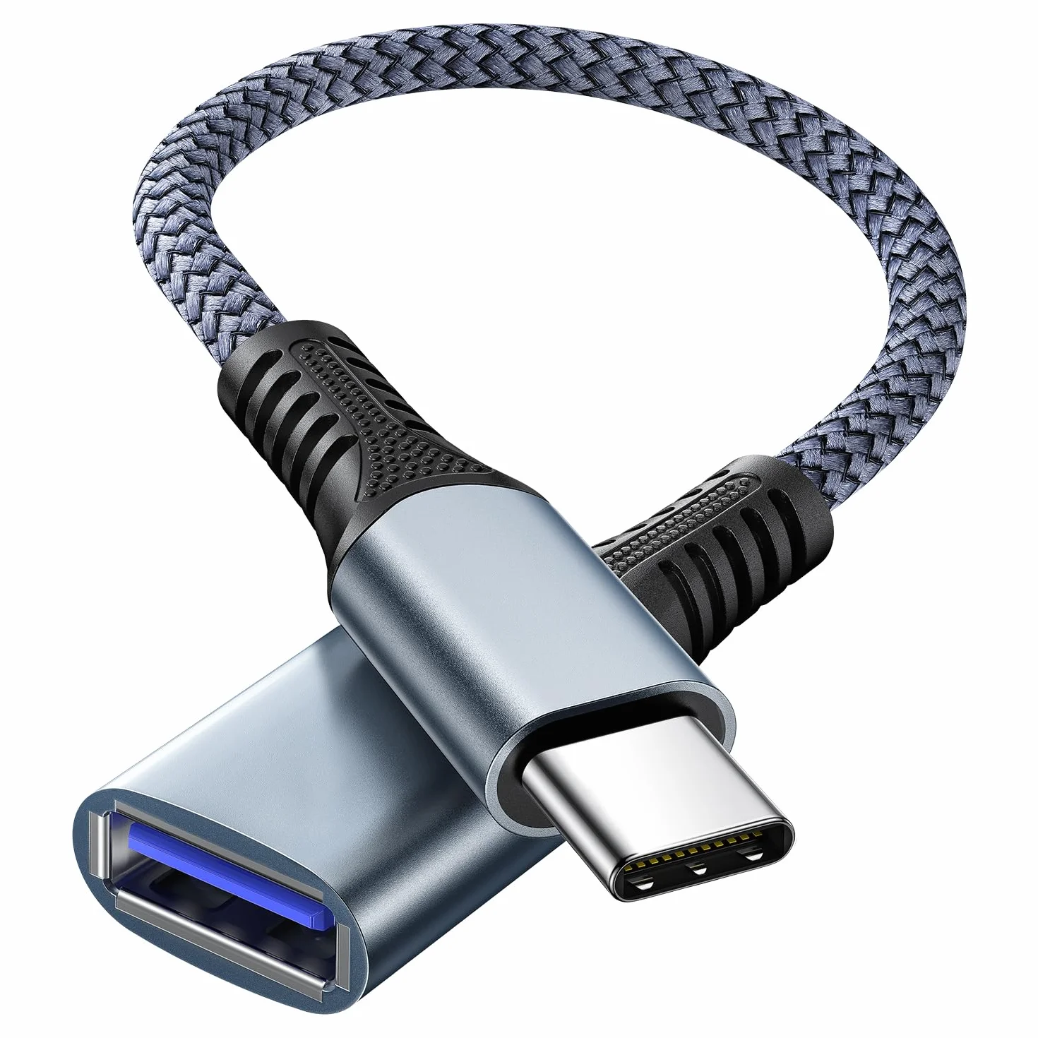 Adattatore da USB C a USB 3.0 OTG, Cavo Tipo C a USB A per iPhone 16/15 Pro Max Plus, Samsung Galaxy S23/S22/S21/S20/S23 Ultra