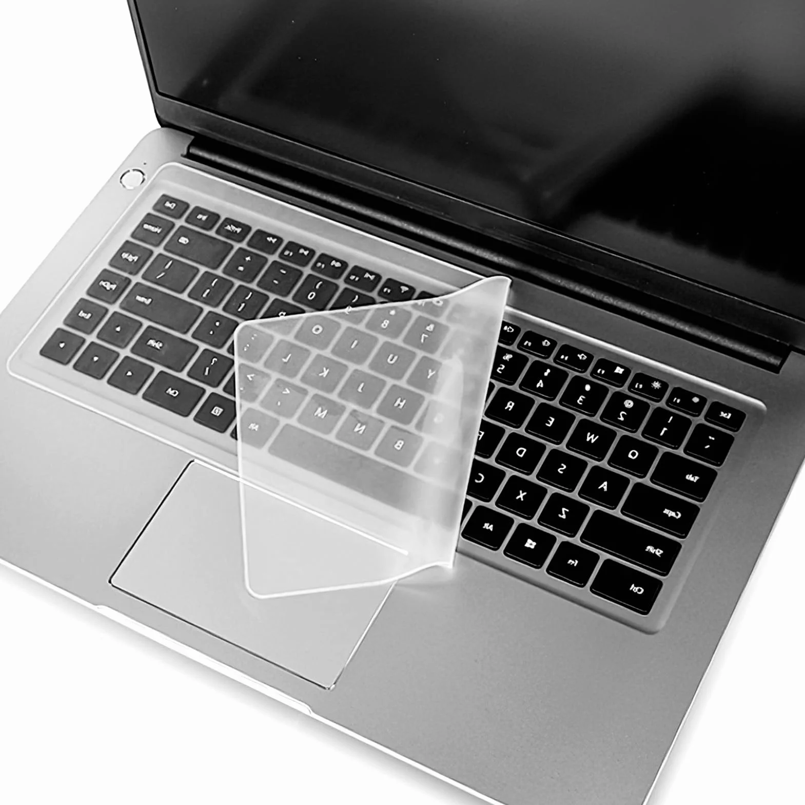 2 Pezzi Copritastiera Universale in Silicone PC 36,5×13,5 cm, Proteggi Laptop da 15-17 Pollici Riutilizzabili