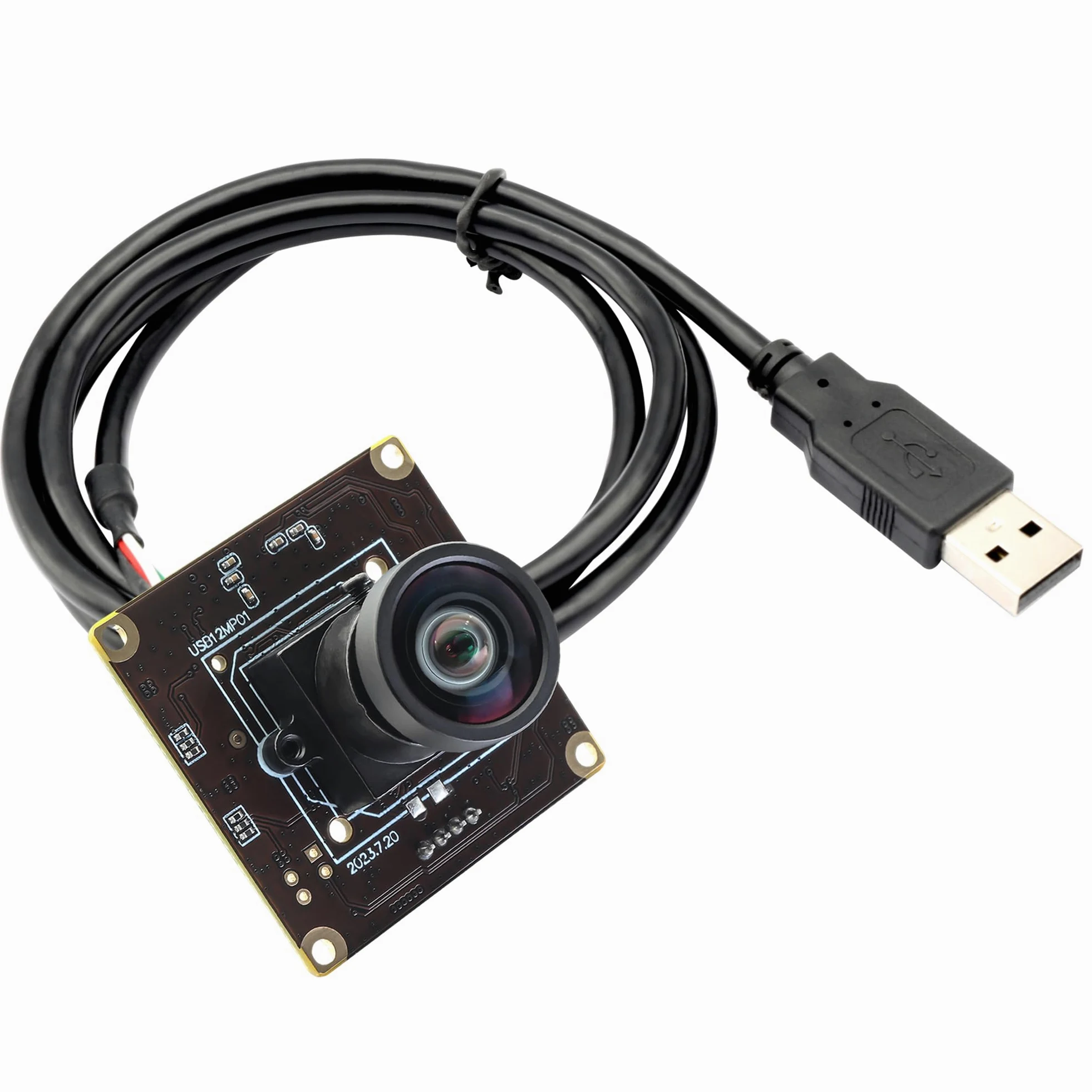 Svpro Modulo fotocamera USB 12 MP 4K 30 fps, IMX577 1080P 120 fps, telecamera ad alta velocità M12, grandangolo, PC, per Raspberry Pi