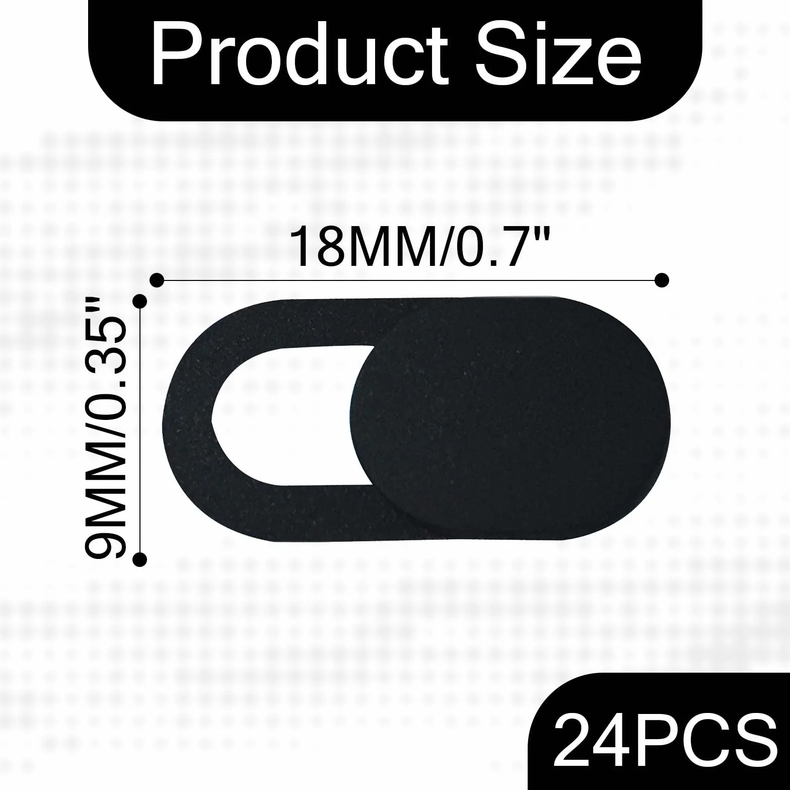 [24 Pezzi]Webcam Cover,Copri Webcam,Copri Webcam Pc Portatile, Copri Webcam Slider Copertura Webcam Ultra Sottile Camera Cover Per Laptop, Pc, Computer Portatile, Phone, Tablet, Smartphones, Noteboook