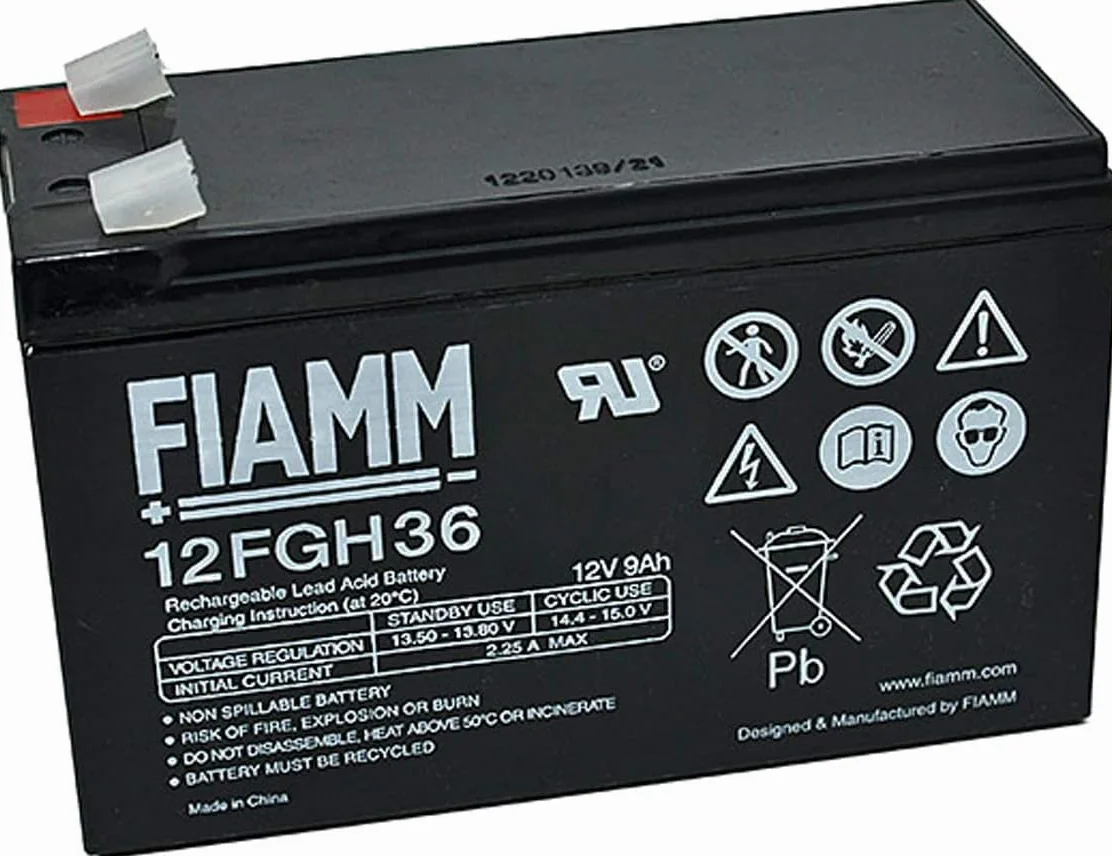 FIAMM 12FGH36 9Ah 12V bateria UPS