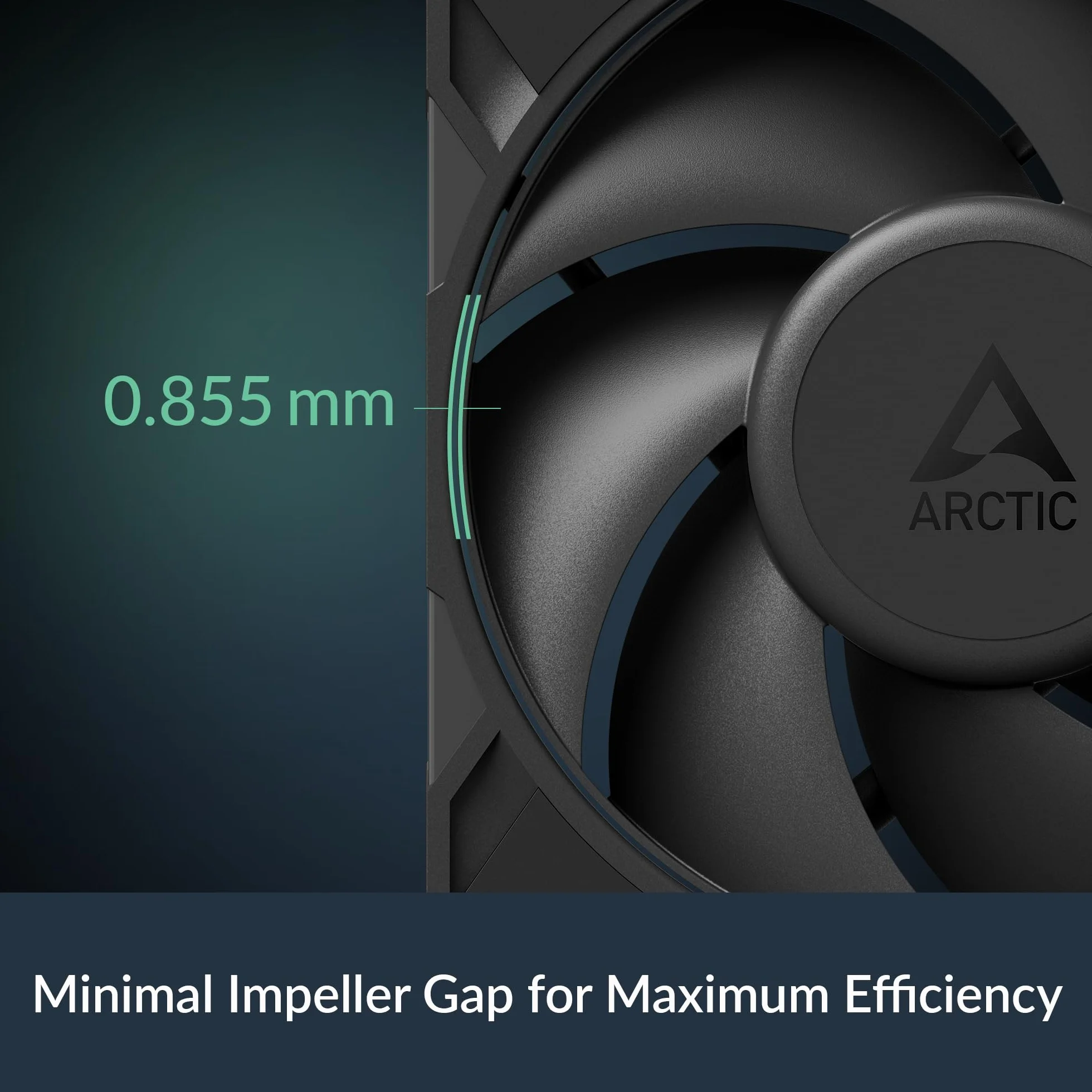 ARCTIC P12 Pro PST - Ventola Potente Premium, Ventola PWM da 120 mm con Sdoppiatore per Cavi a Y, 600-3000 rpm, 0 rpm <5% PWM, Cuscinetto Idrodinamico, a 4 Pin - Nero
