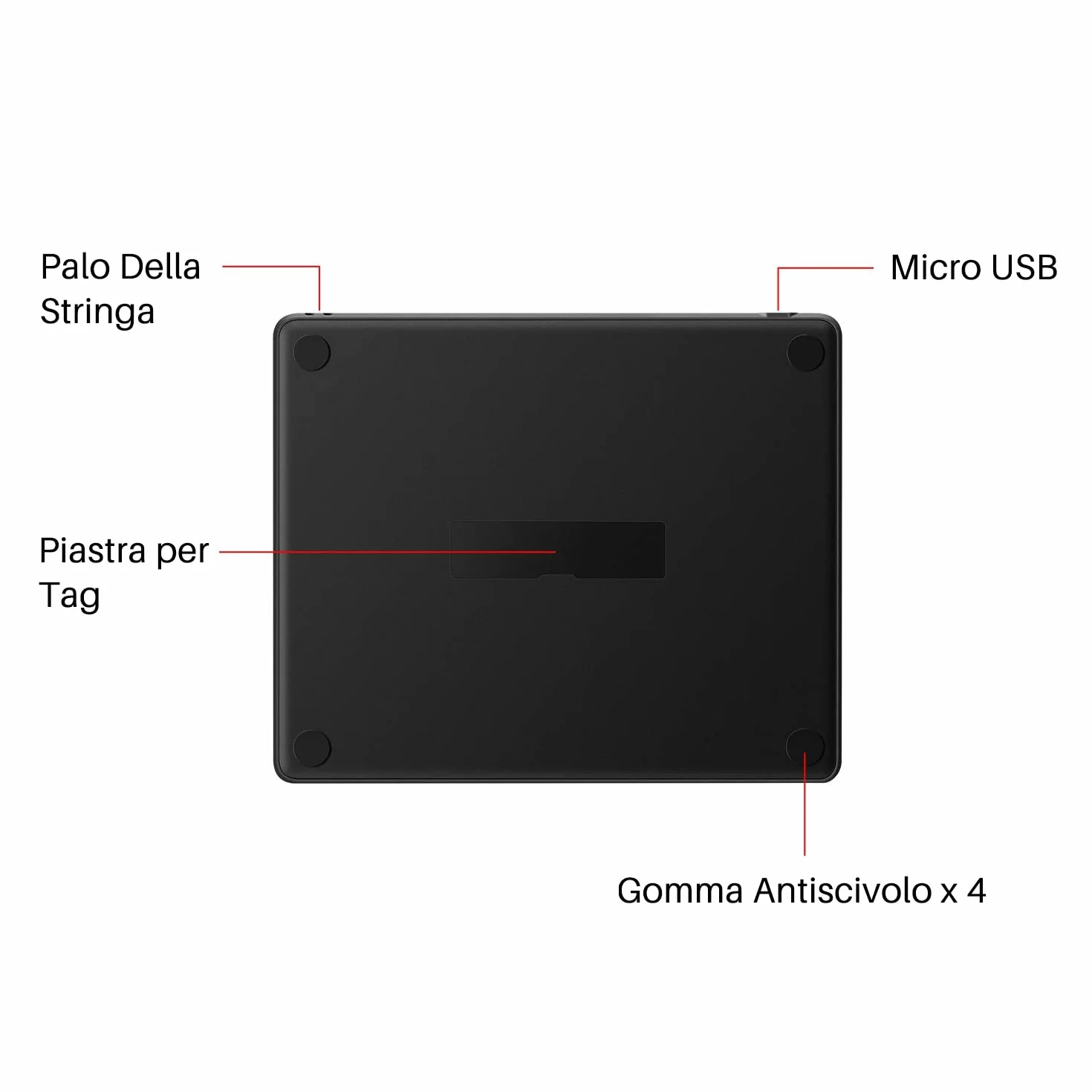 HUION HS64 Tavoletta Grafica con Penna a Pressione 8192 Senza Batteria con Pressione a Quattro Tasti Supporta il Sistema Operativo Android 6.0, Windows e MacOS