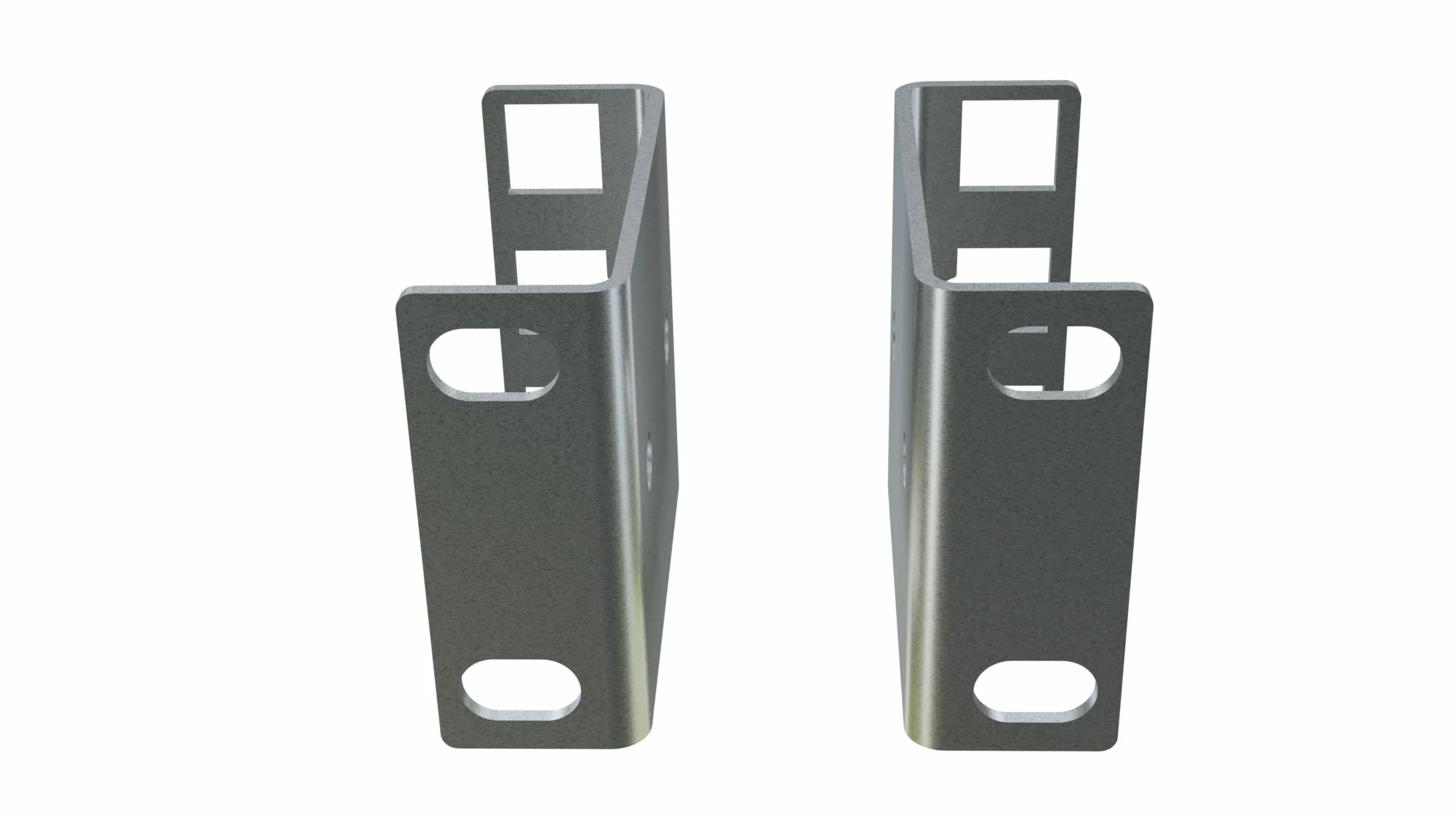 Kit Montaggio Rack 1U 50mm Acciaio Armadio Rete