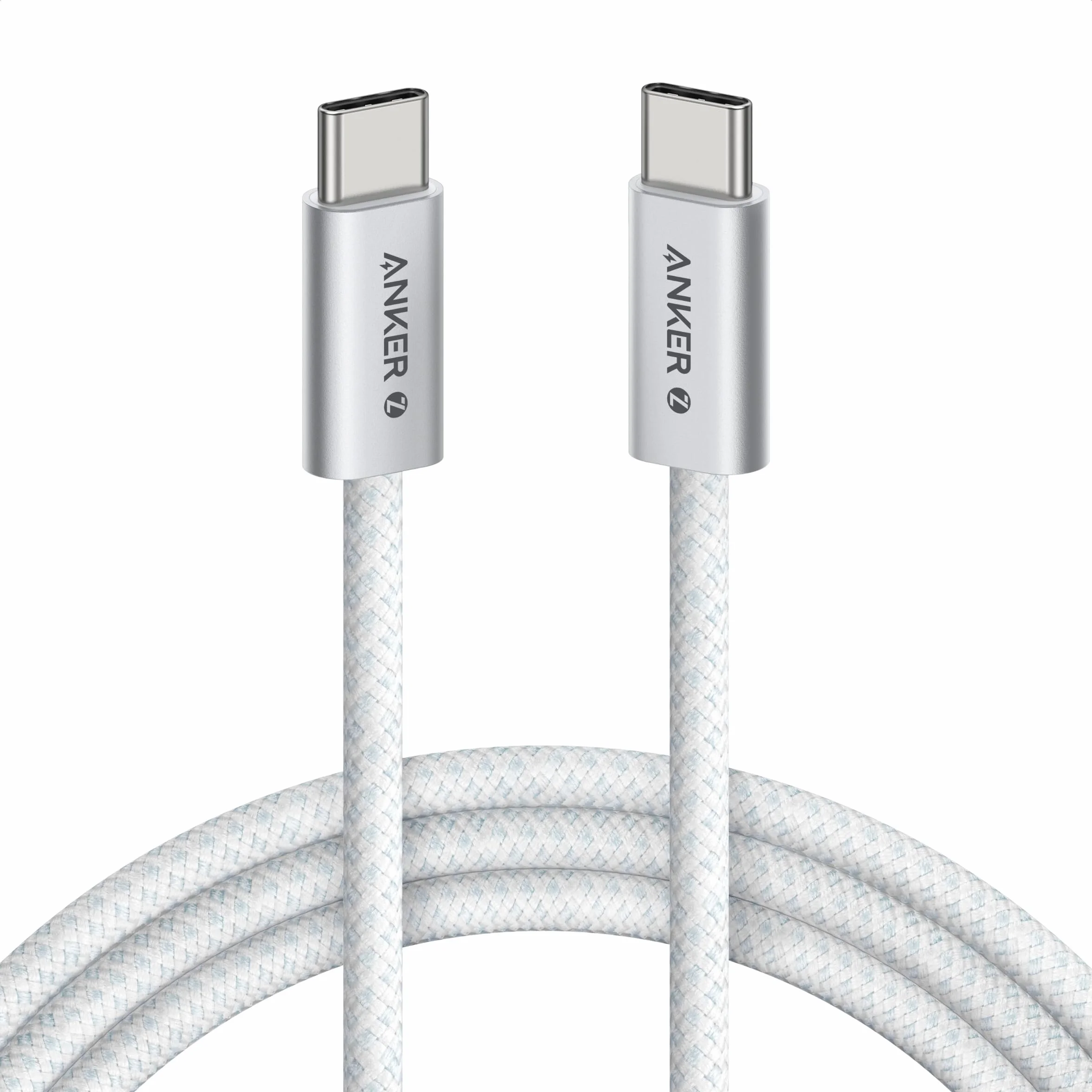 Anker Cavo da USB-C a USB-C 240W Ricarica Rapida Intrecciato 1,8m Bianco