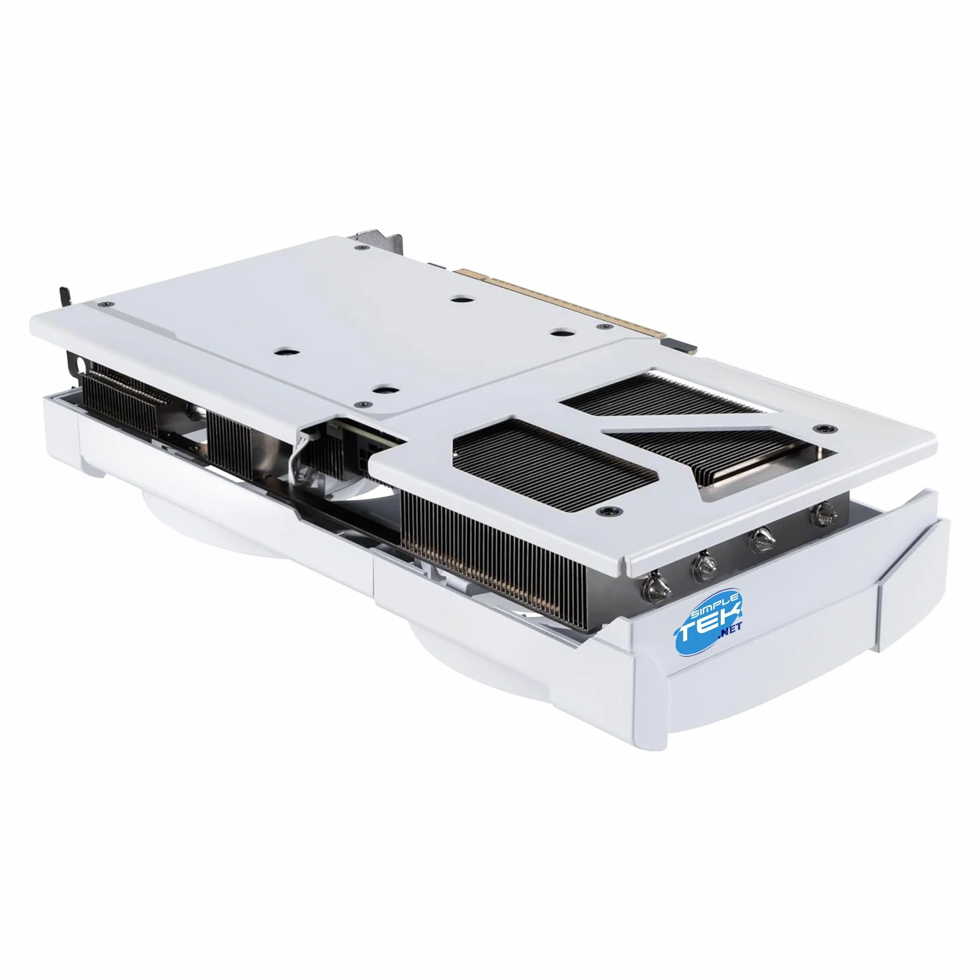 SIMPLETEK - Scheda Video 12GB GDDR7 - Interfaccia PCIe 5.0 - Architettura Avanzata per Gaming, Editing e Rendering - Doppia Ventola