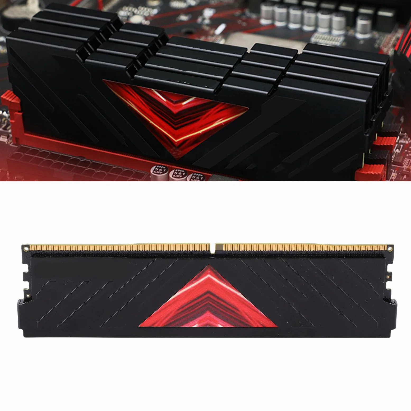 KIMISS RAM DDR5 da 16 GB 4800 MHz con Larghezza di Banda 38400, Design Plug and Play, Efficace Dissipazione del Calore, Ideale per Schede Madri, Memoria con Prestazioni Migliorate per Laptop (BLACK)