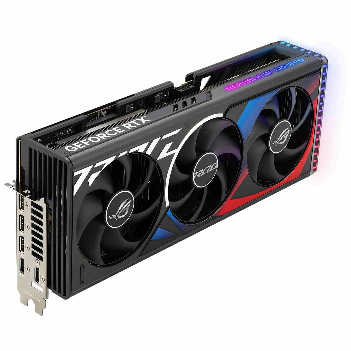 ASUS ROG Strix NVIDIA GeForce RTX 4080 SUPER OC Edition Scheda Grafica 16 GB GDDR6X, 256 Bit, PCIe 4.0, HDMI, DisplayPort, Nero, ROG-STRIX-RTX4080S-O16G-GAMING